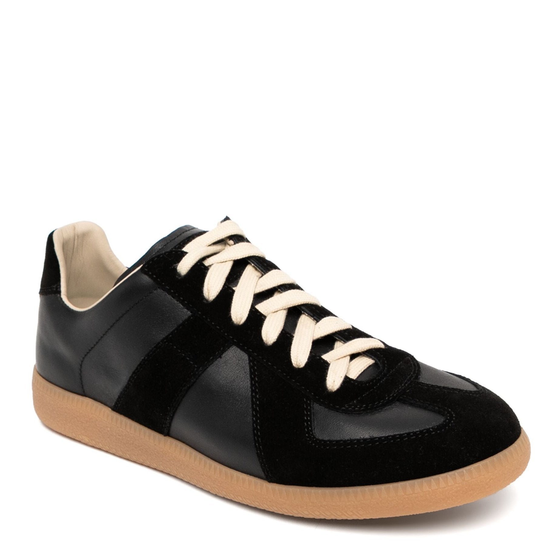 Maison Margiela Lace Up Black Trainers、mySite、garminoutage.com