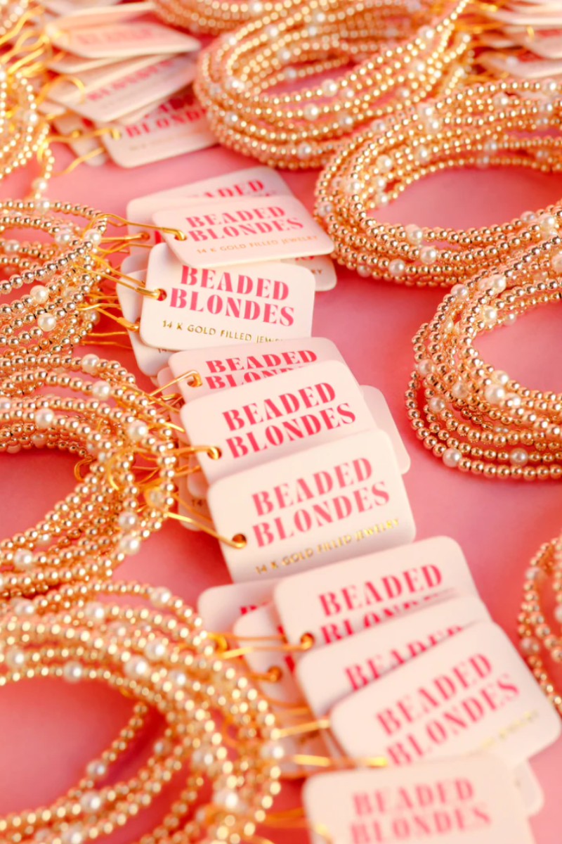 Madi Pearl Beaded Bracelet- S/M、mySite、hinf8tx79