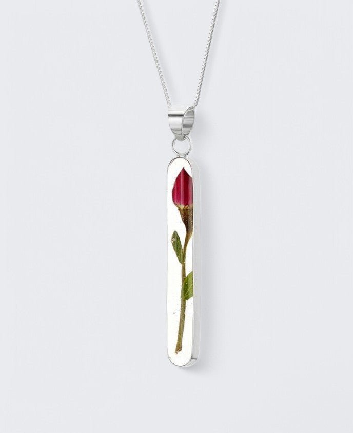 Rose Stem Sterling Silver Necklace、mySite、topwebapps