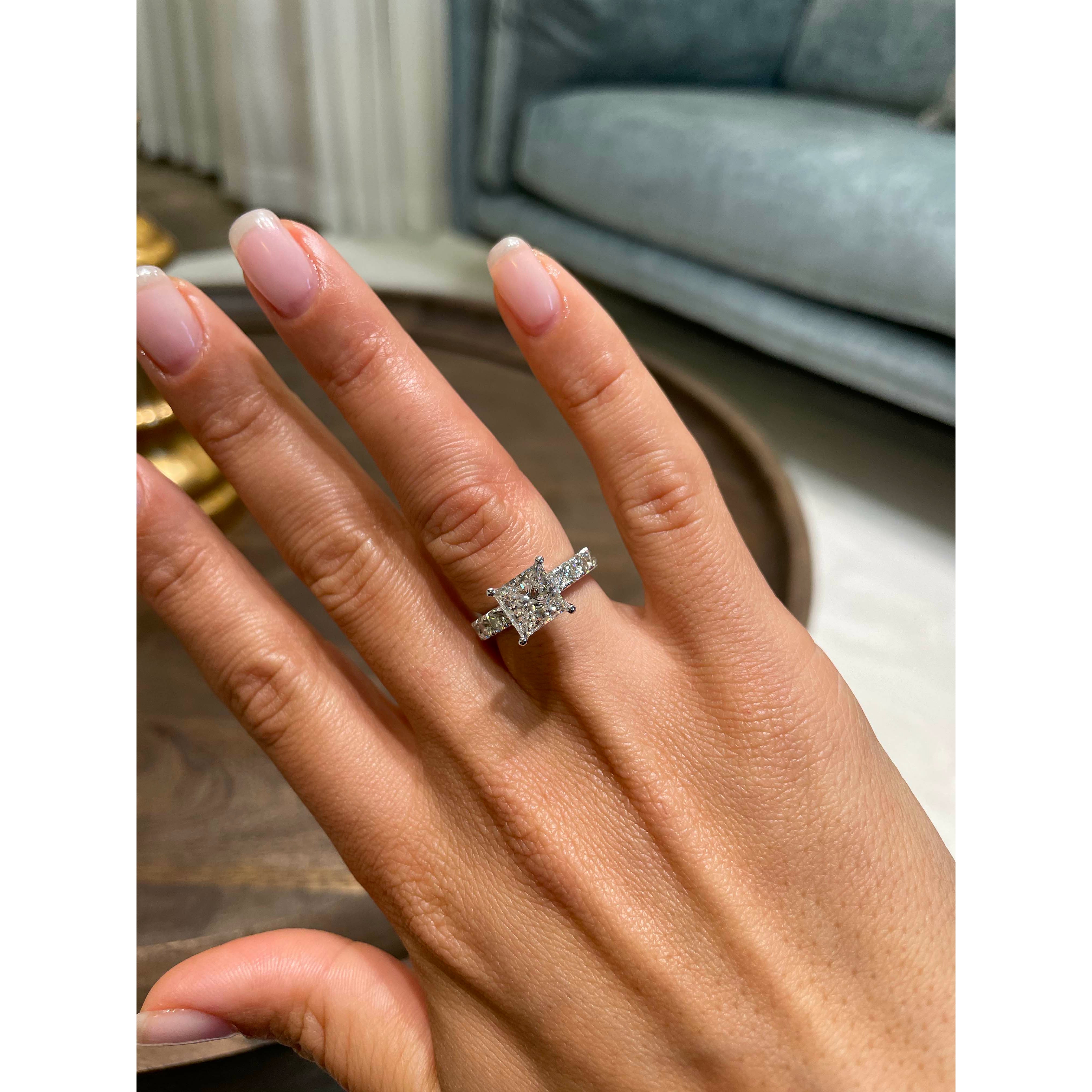 Molly Diamond Engagement Ring -Platinum、mySite、hinf8tx79