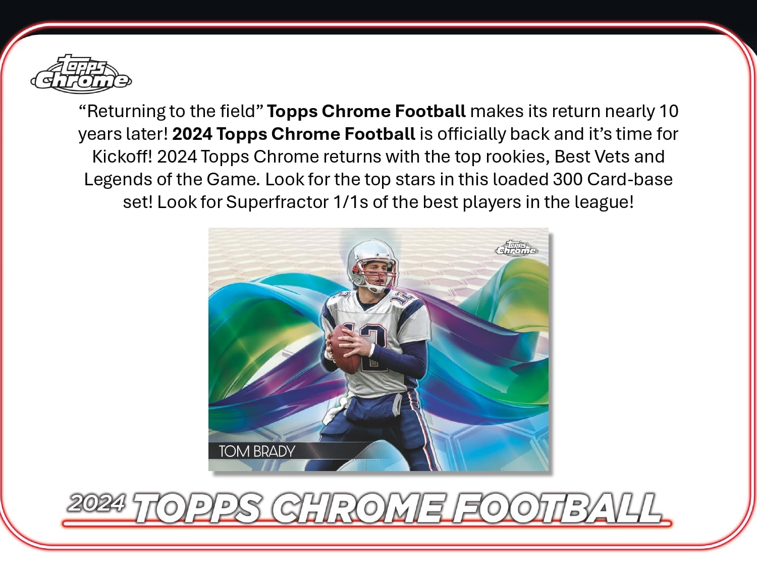 Topps Chrome Football 2024 - Hobby Box、mySite、waistdrama