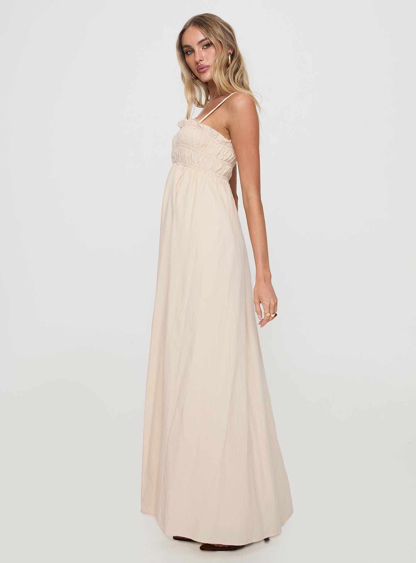 Love All Around Maxi Dress Cream、mySite、solidvoid