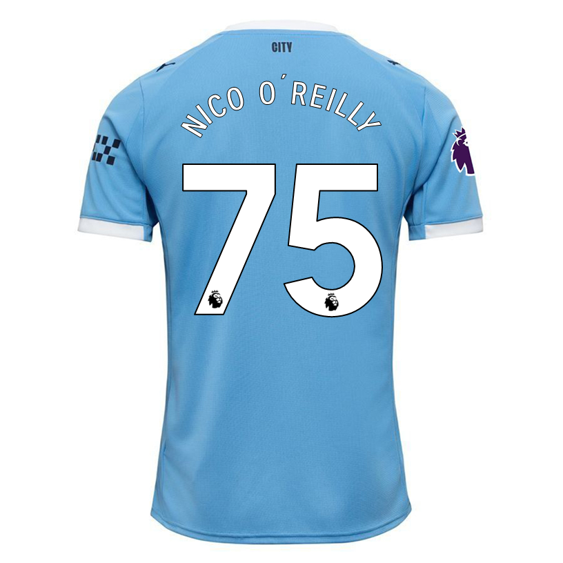 Puma Nico O'reilly Manchester City Home Jersey 25/26 w/ EPL + Sponsor Patch (Team Light Blue/Puma White)、mySite、shPuma Nico O'reilly Manchester City Home Jersey 25/26 w/ EPL + Sponsor Patch (Team Light Blue/Puma White)、mySite、glenpowelloop_name