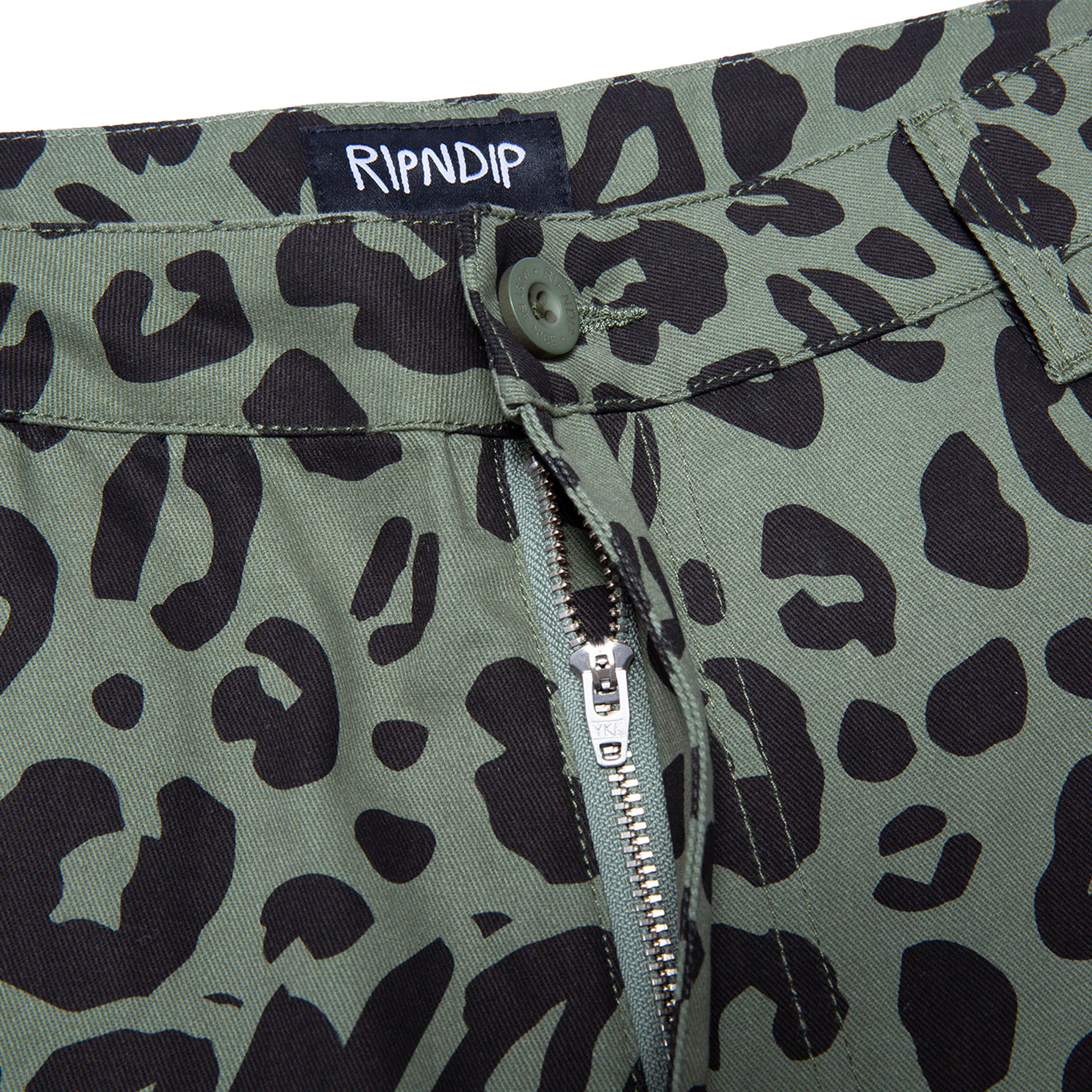  Spotted Cotton Twill Shorts (Olive)、mySite、merchandisen