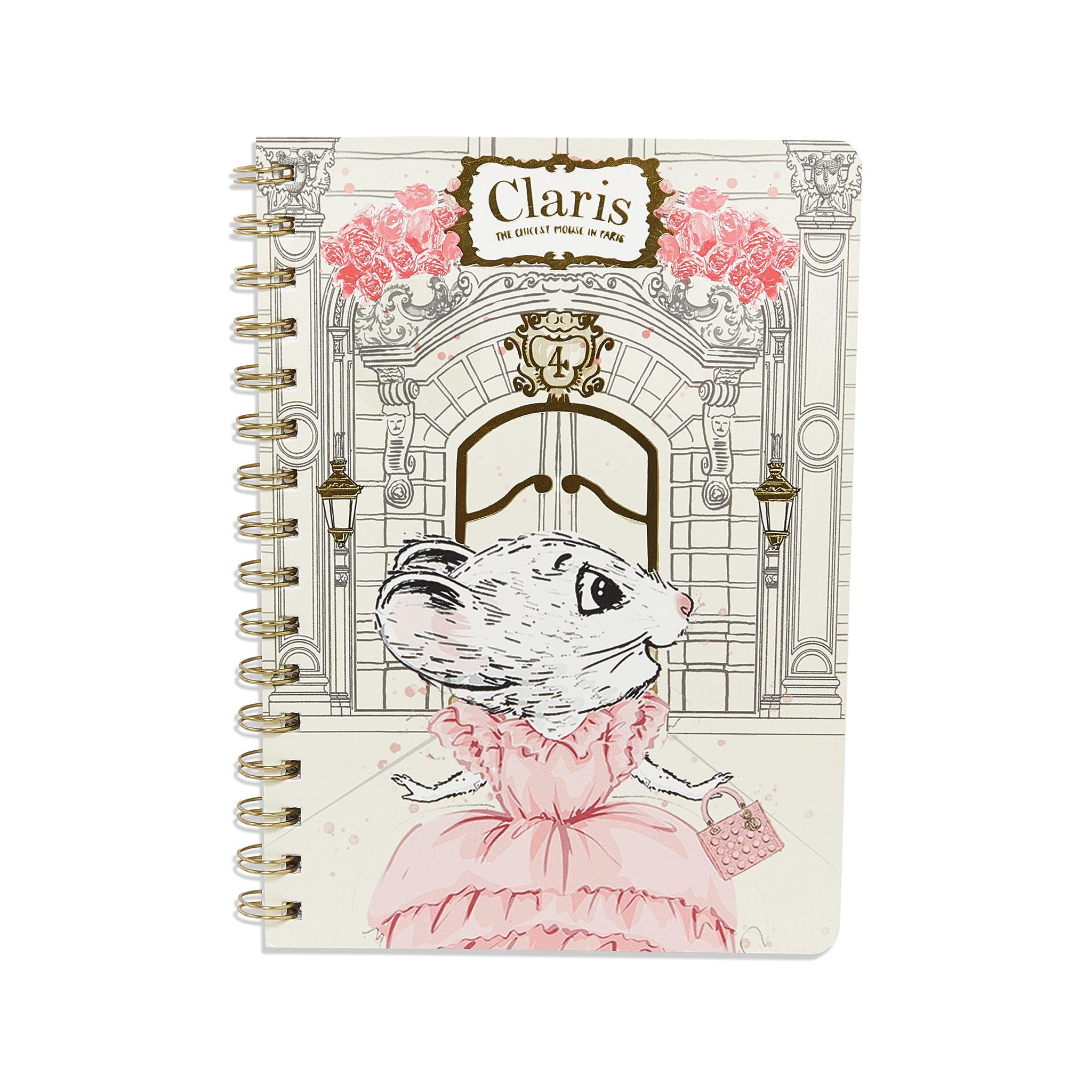 Claris The Mouse - A5 Spiral Notebook、mySite、g9winljtr