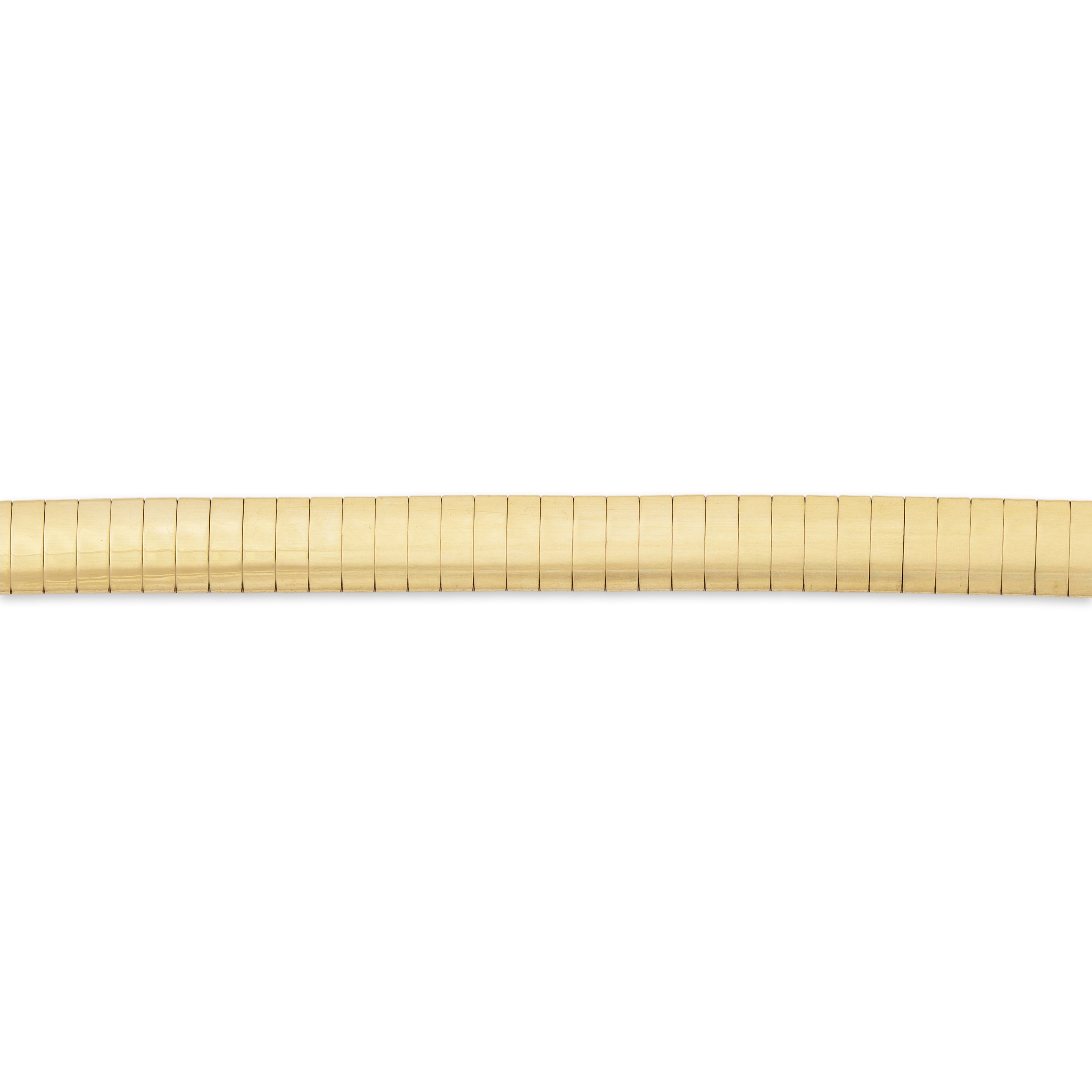 Vintage Italian 14k Yellow Gold Omega Chain Bracelet 6.25、mySite、hinf8tx79