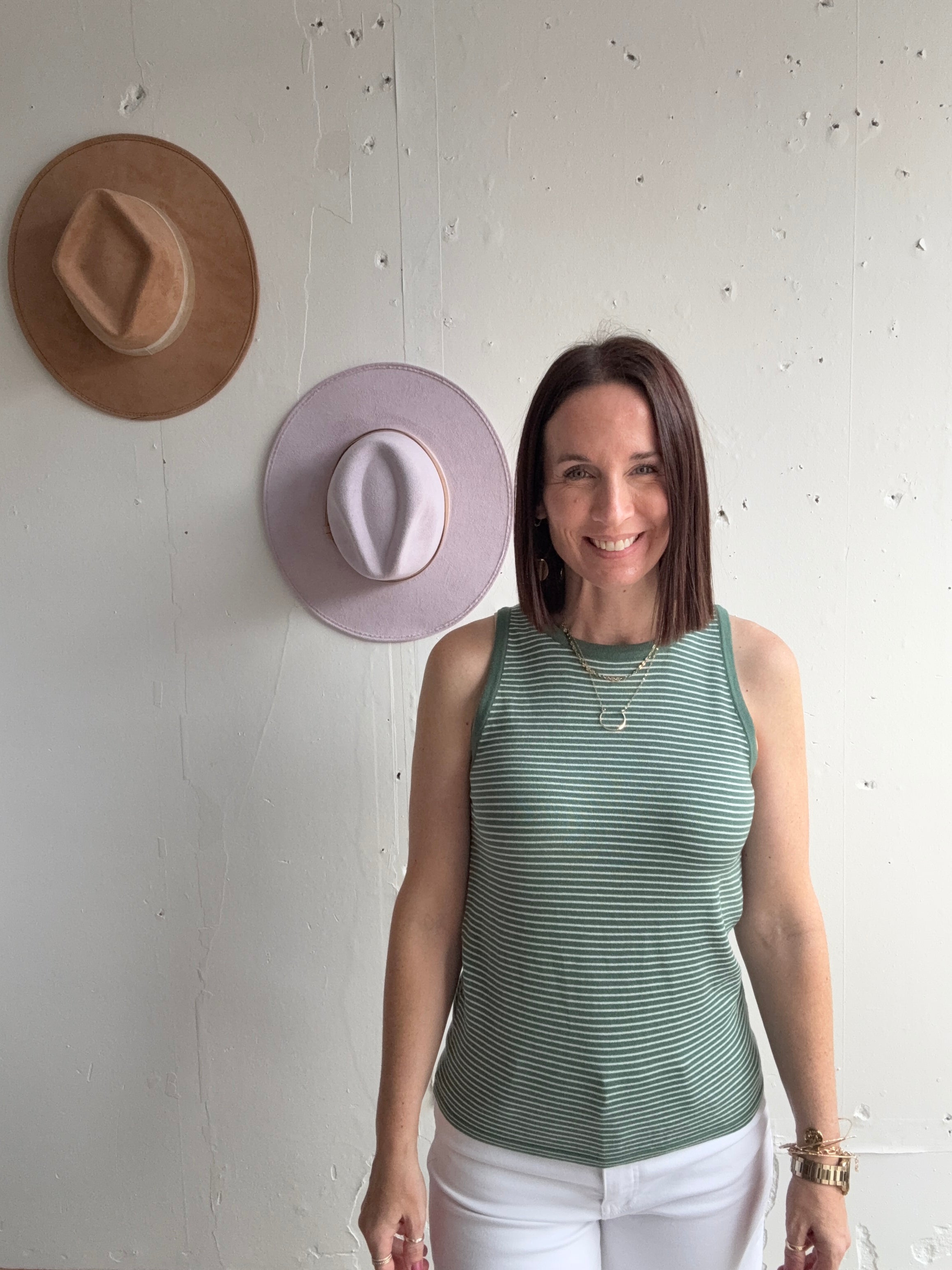 Holly’s Striped Tank、mySite、garagedoors4me