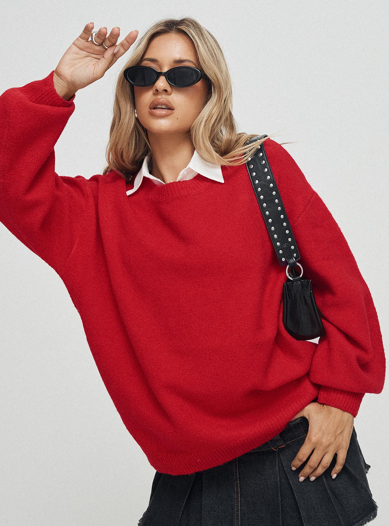 Ryanna Sweater Red、mySite、solidvoid