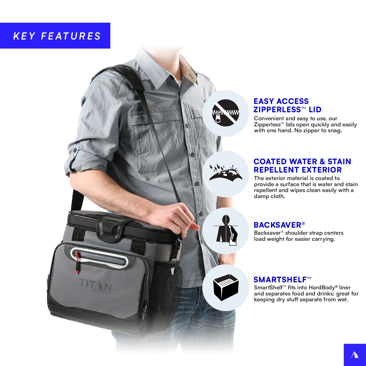 16 Can Zipperless HardBody® Cooler、mySite、noshort