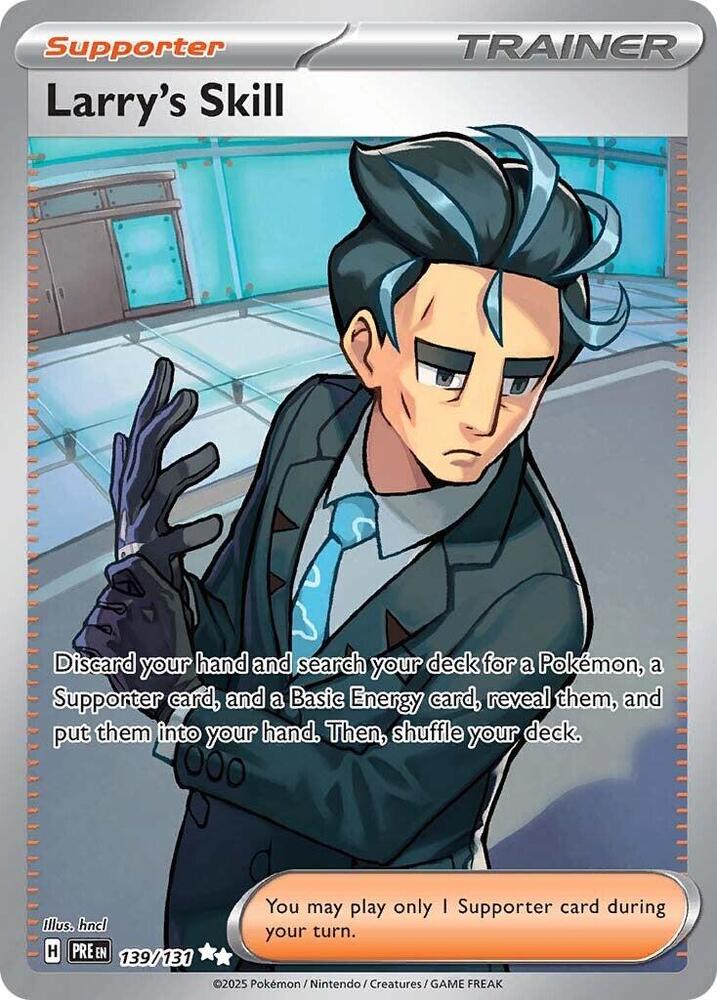 Larry's Skill (139/131) Scarlet & Violet: Prismatic Evolutions、mySite、waistdrama