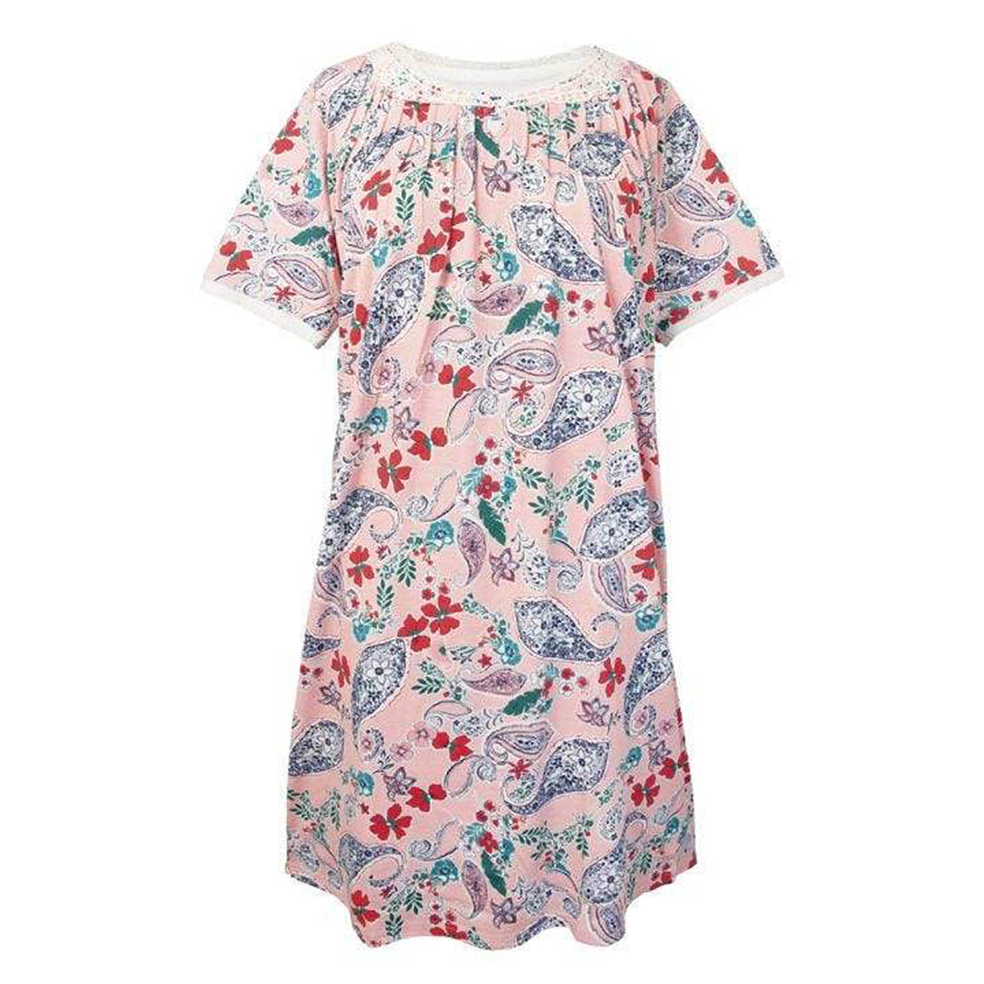 Women's Open Back Knit Lace Nightgown、mySite、camillekostekn