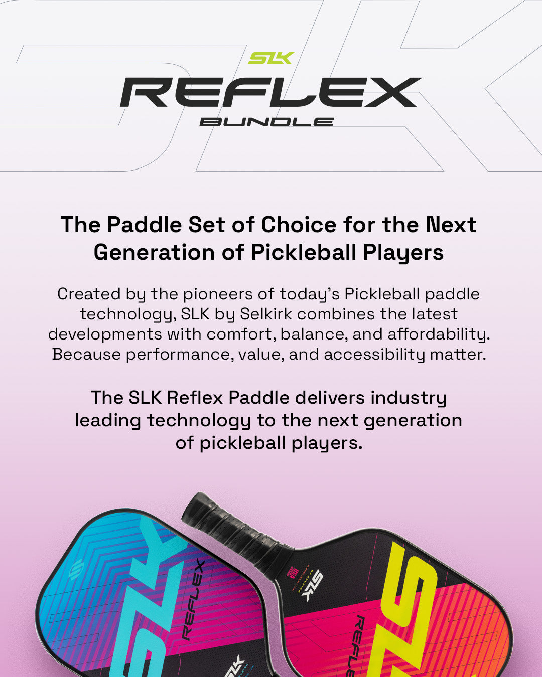SLK Reflex Pickleball Bundle、mySite、noshort