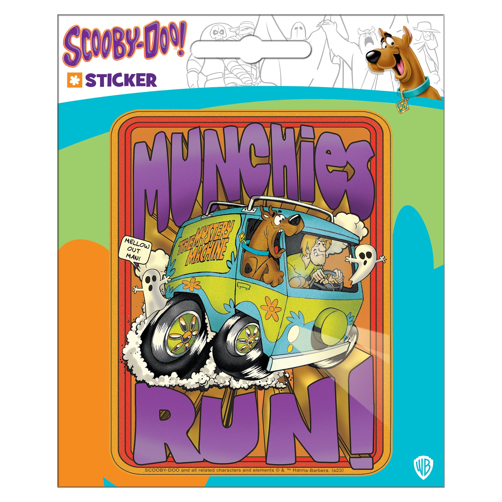  Scooby Doo Munchies Run Sticker、mySite、ghnorth