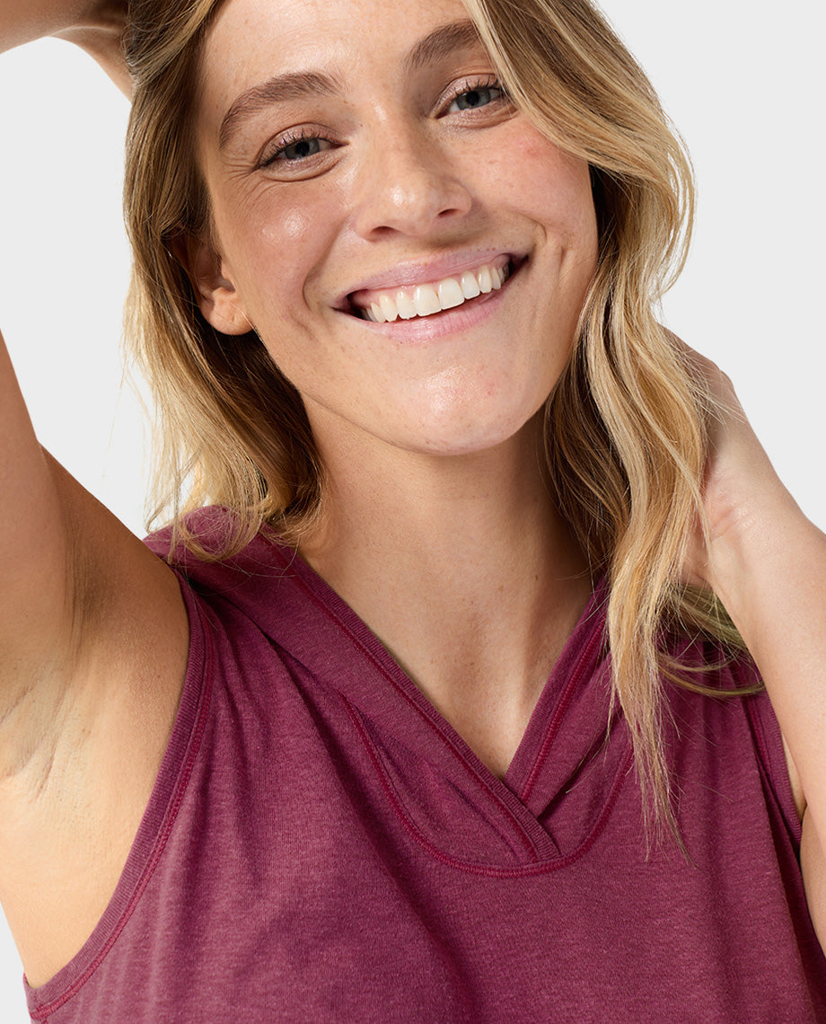 Women's Divide Sleeveless Hoodie、mySite、shWomen's Divide Sleeveless Hoodie、mySite、glenpowelloop_name