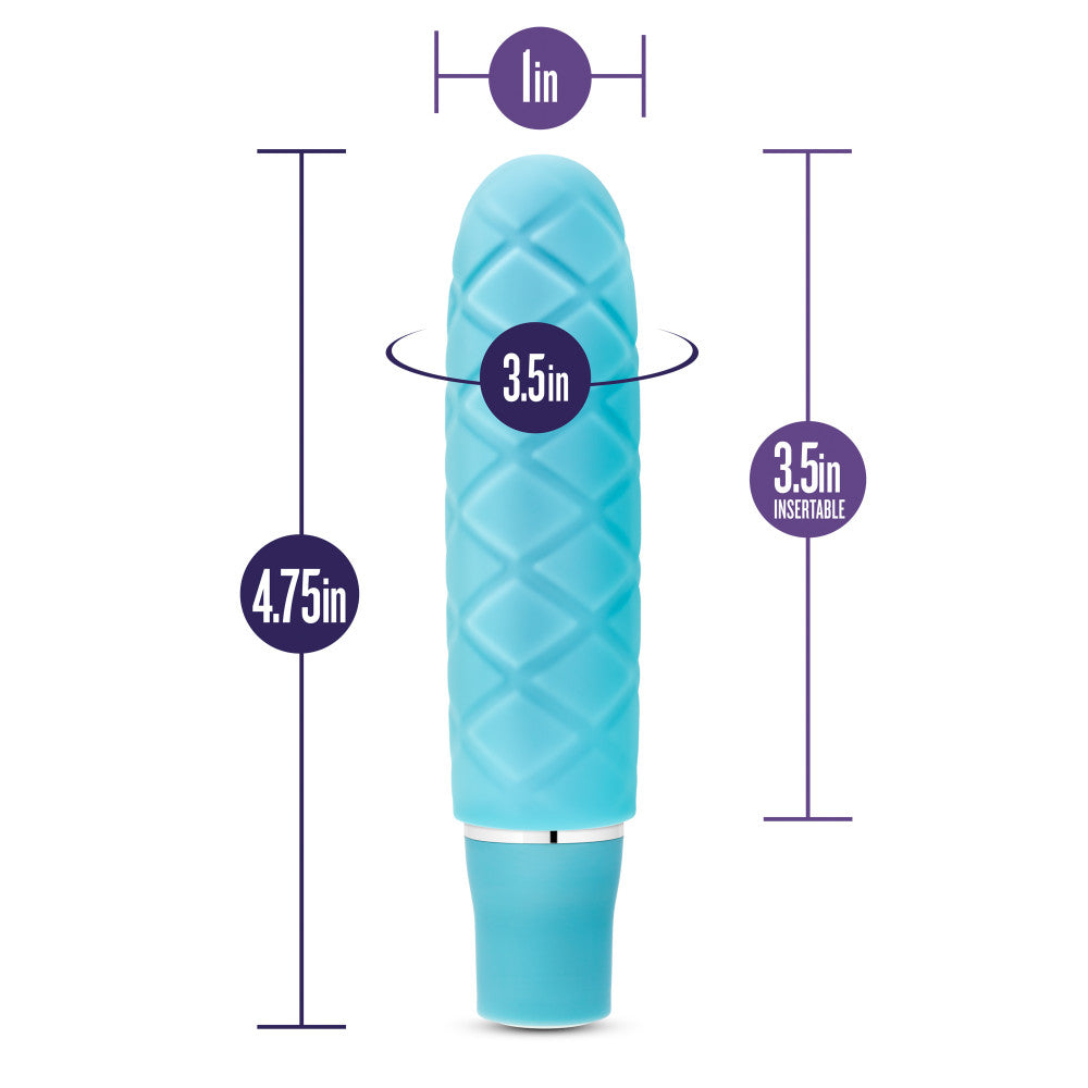 Luxe By Blush® | Cozi Aqua 4.75-Inch Vibrating Mini Vibrator、mySite、bottomscart
