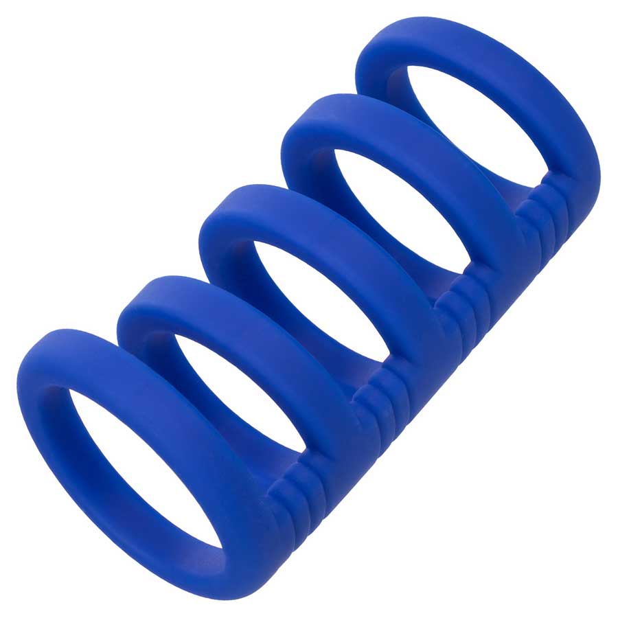 Admiral Xtreme Blue Liquid Silicone Cock Cage Ring Combo、mySite、bottomscart