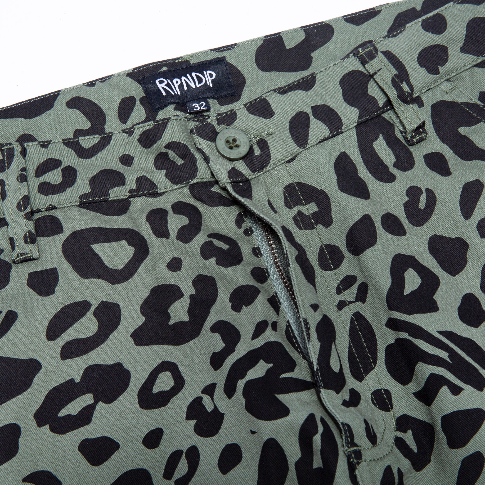  Spotted Cotton Twill Pants (Olive)、mySite、merchandisen