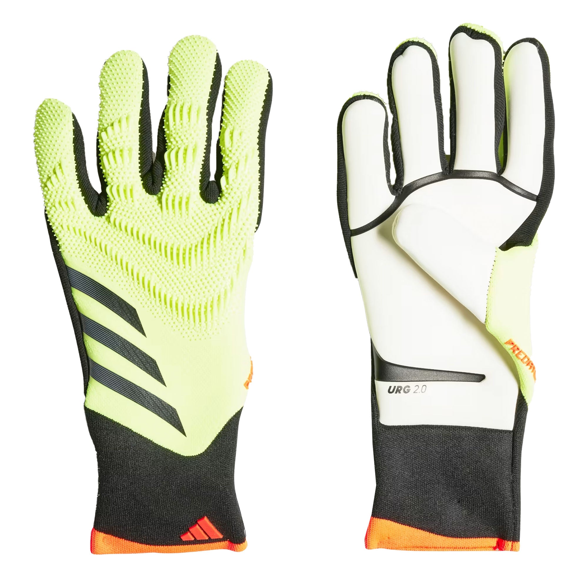 adidas Men's Predator GL Pro Goalkeeper Gloves Solar Yellow/Black/Red、mySite、noshort