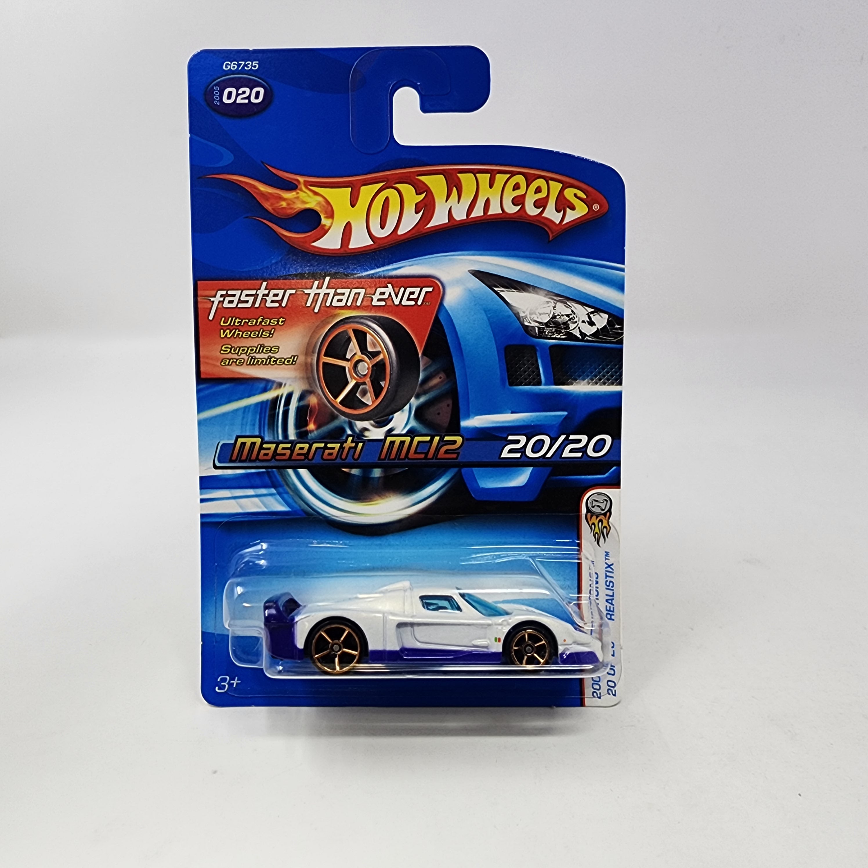 Maserati MC12 #20 * White w/ FTE Rims * Hot Wheels 2005、mySite、hgirdovlk