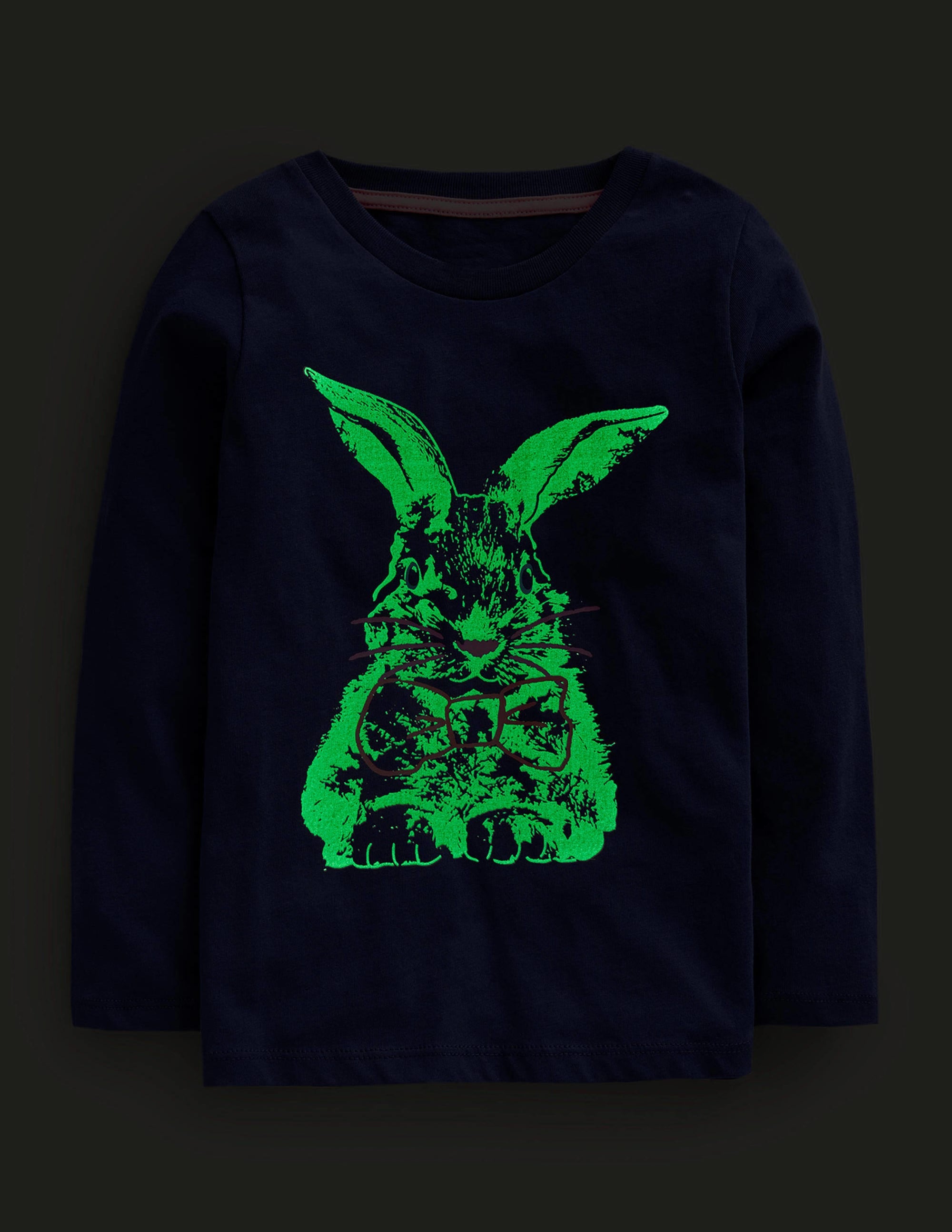  Metallic Logo T-shirt-College Navy Bunny、mySite、ashleygrahame