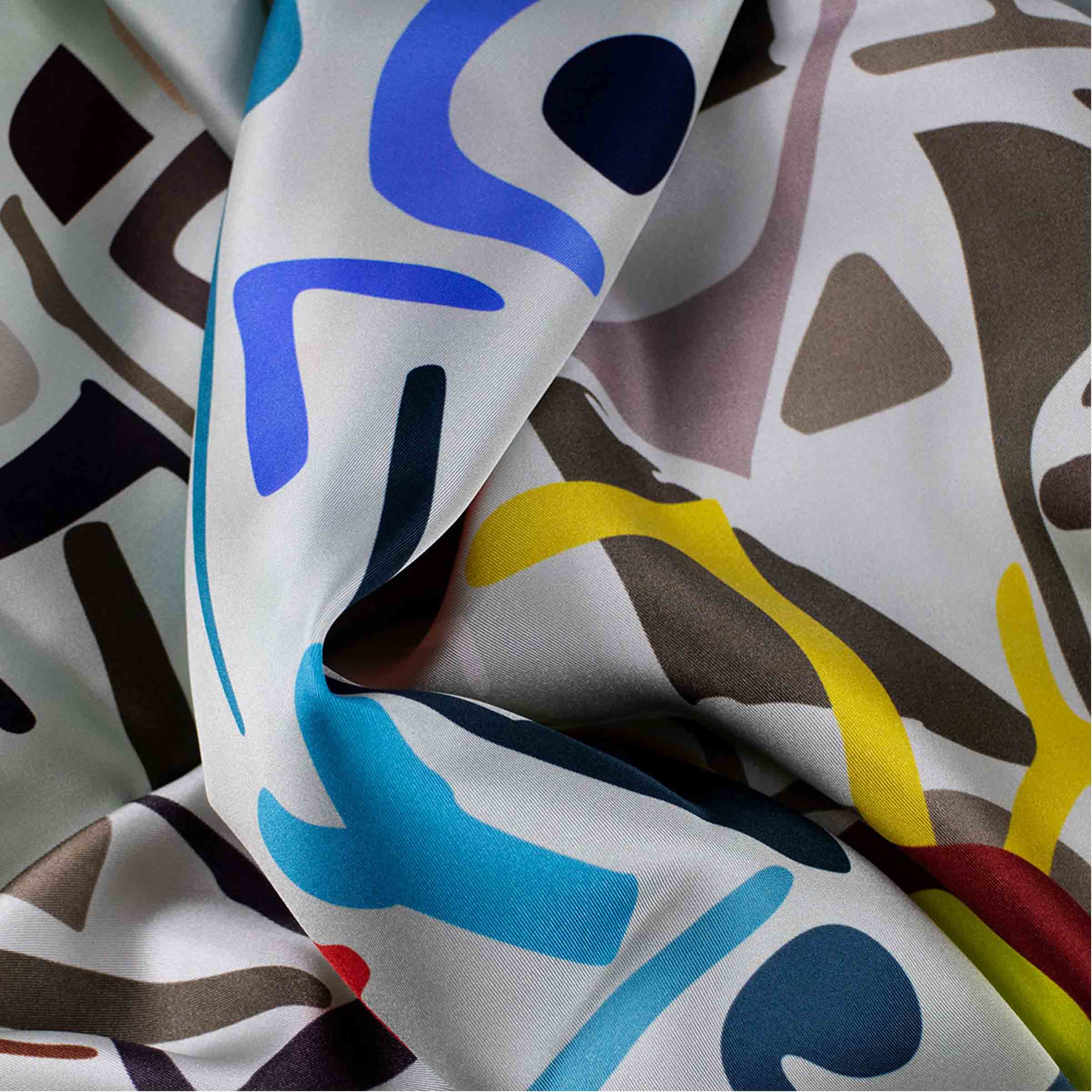 Silk and Cashmere Stole STRANGE SHAPE by Orequo、mySite、neckold