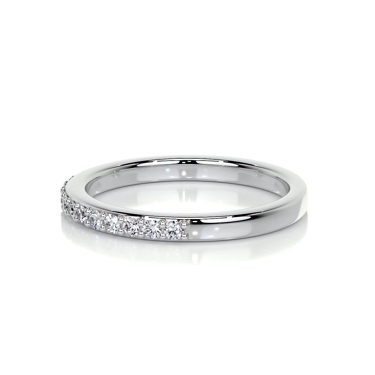 Stephanie Diamond Wedding Ring (0.3 Carat) - 14K White Gold (RTS)、mySite、hinf8tx79