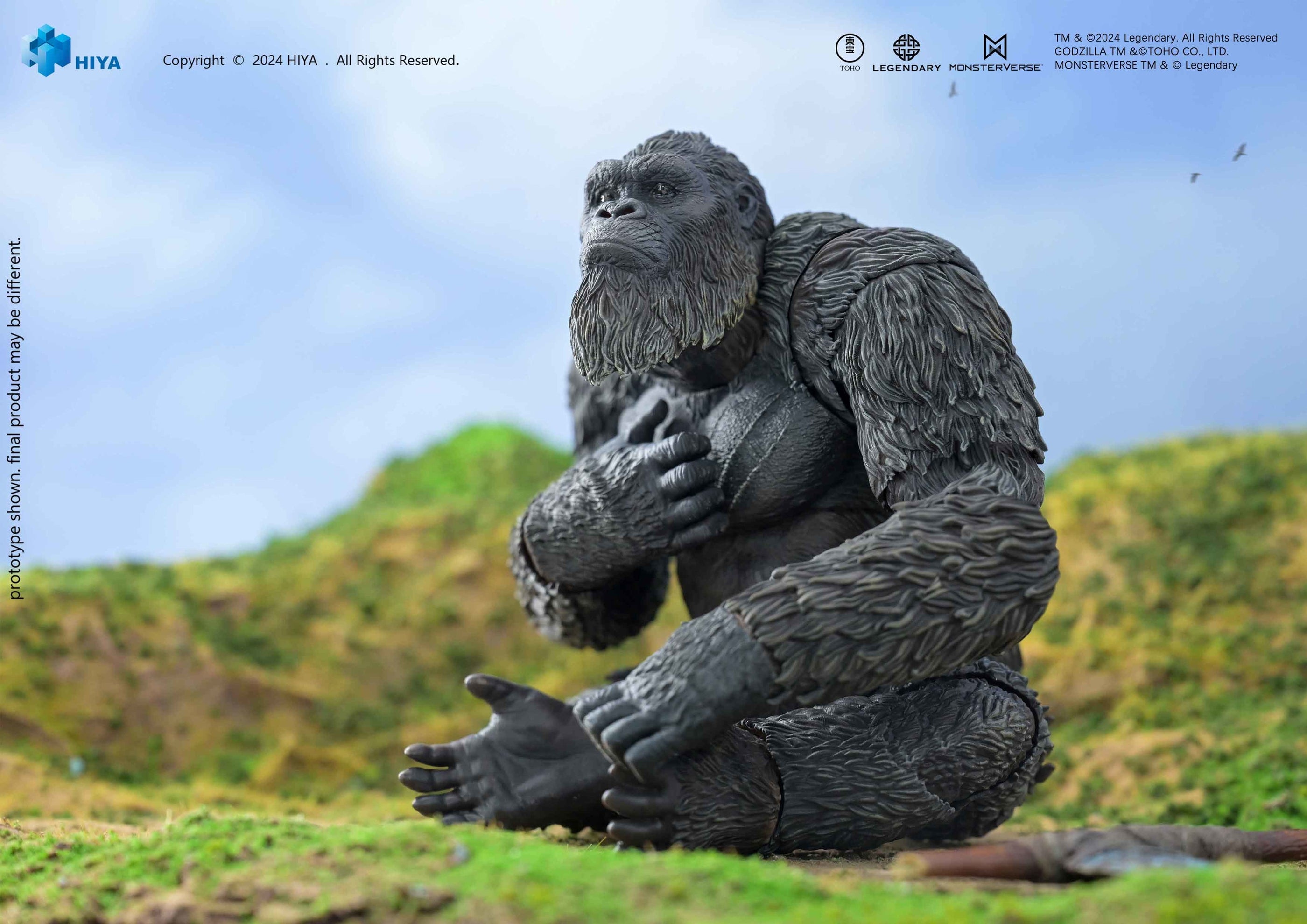 Hiya Toys Exquisite Basic Series Godzilla x Kong: The New Empire Kong (PX Previews Exclusive)、mySite、hgirdovlk