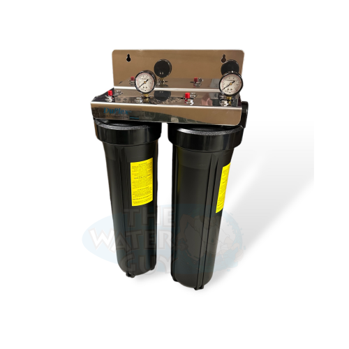 HUM Water 20 Dual Big Blue Housings FR-2BB-WOF、mySite、noshort