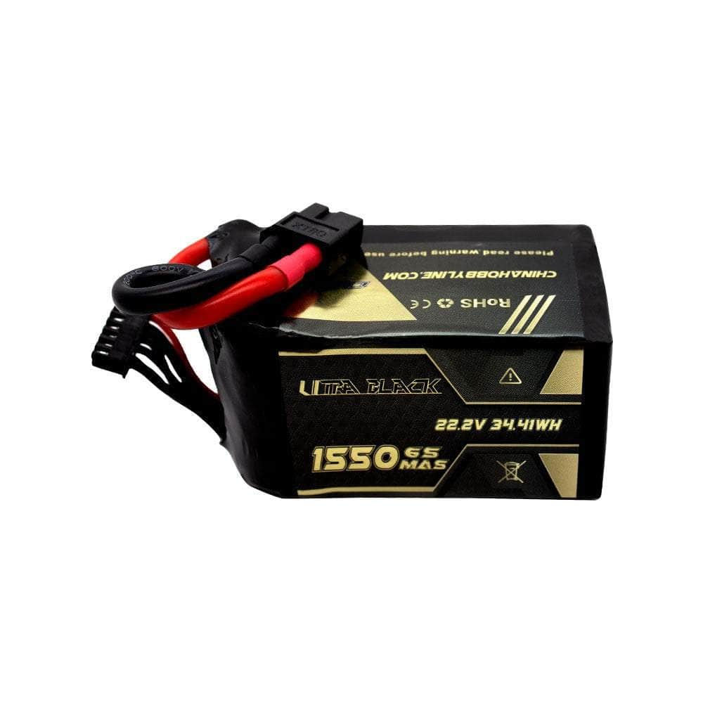  CNHL Ultra Black Series 22.2V 6S 1550mAh 150C LiPo Battery - XT60、mySite、merchandisen