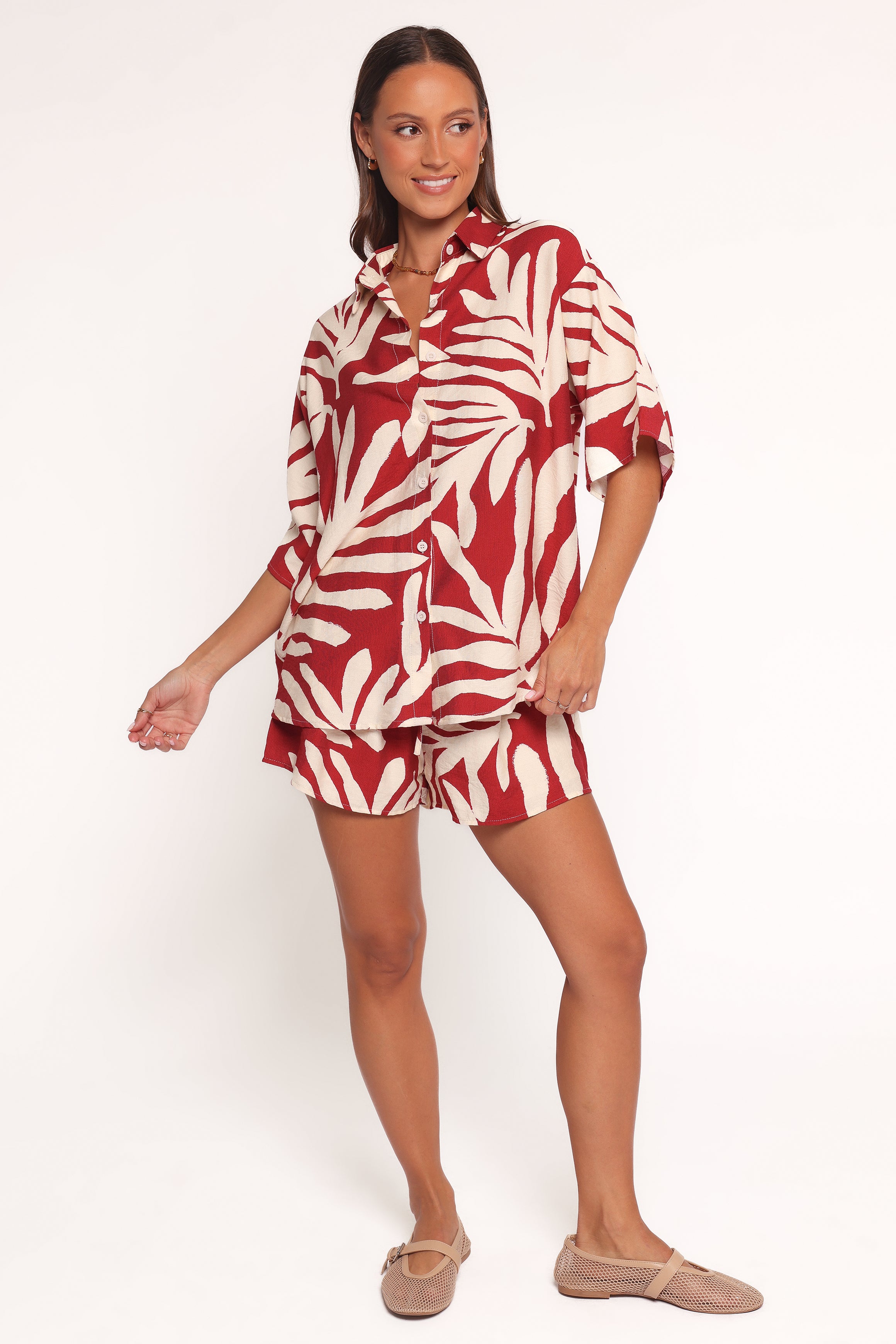  Lilo Short Set - Red Palm Print、mySite、sugarbowlscore