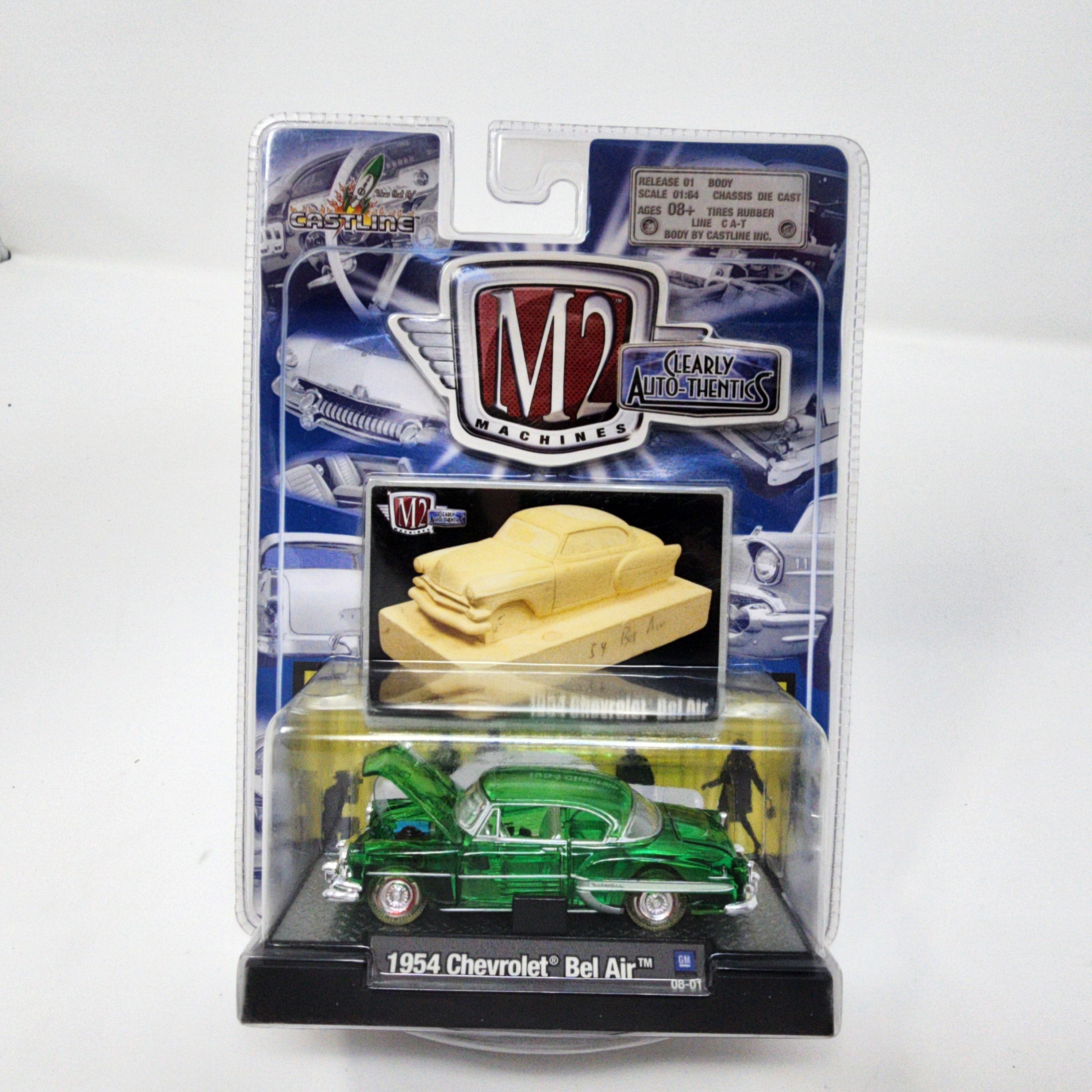 1954 Chevrolet Bel Air * Green * M2 Machines Clearly Auto-Thentics、mySite、hgirdovlk