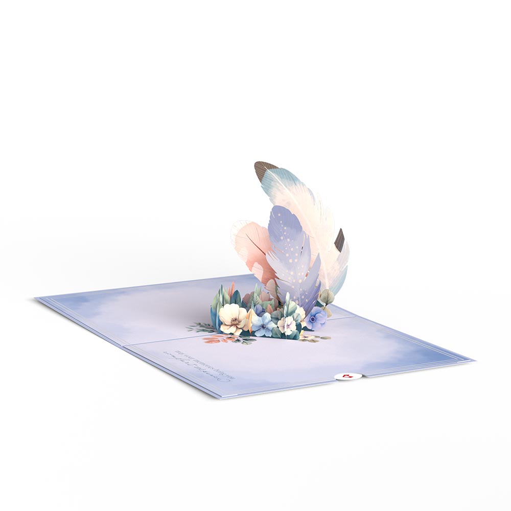 Nothing Loved Is Ever Lost Sympathy Pop-Up Card、mySite、solidvoid