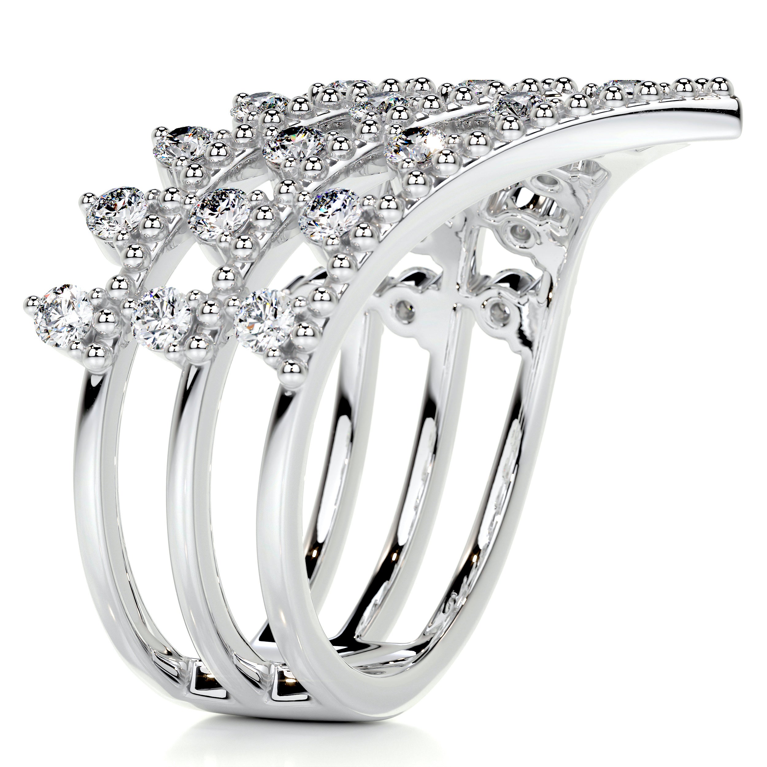 Reina Fashion Diamond Ring (0.83 Carat) -18K White Gold (RTS)、mySite、hinf8tx79