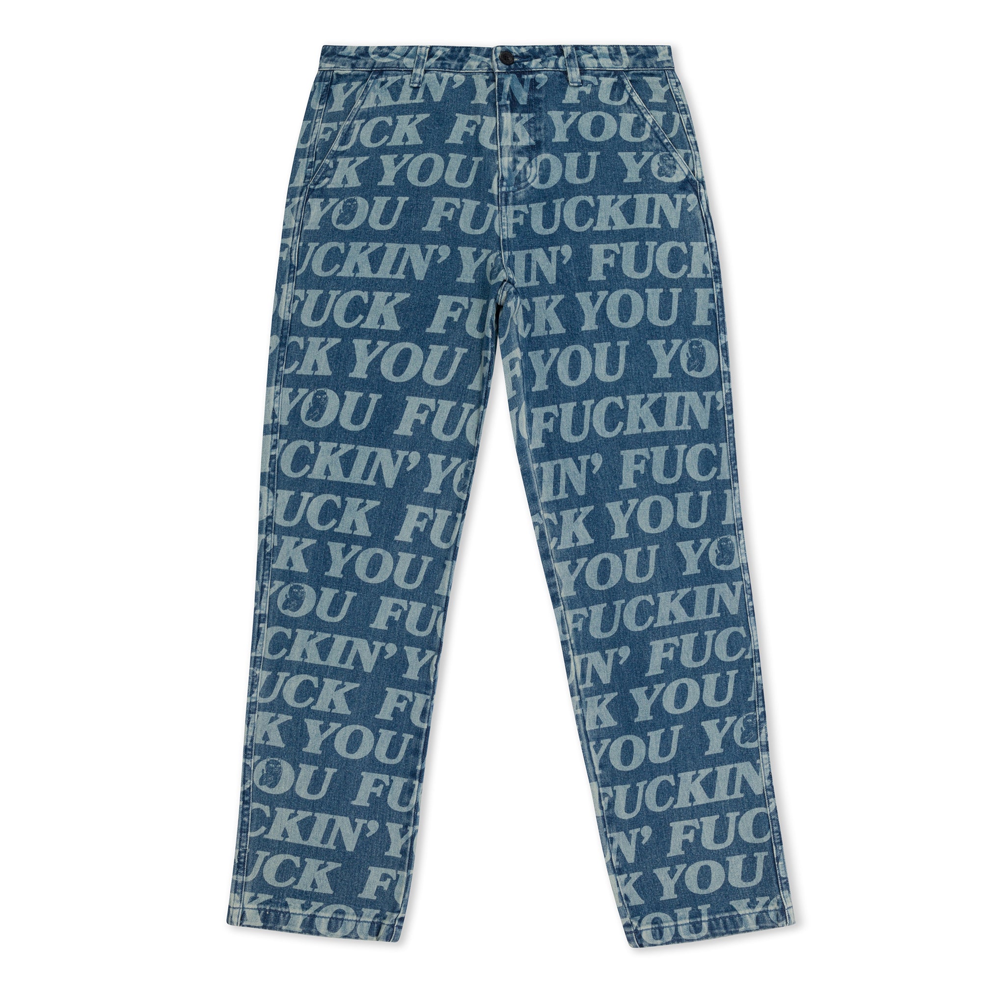  Fuckin Fuck Denim Pants (Medium Wash)、mySite、merchandisen
