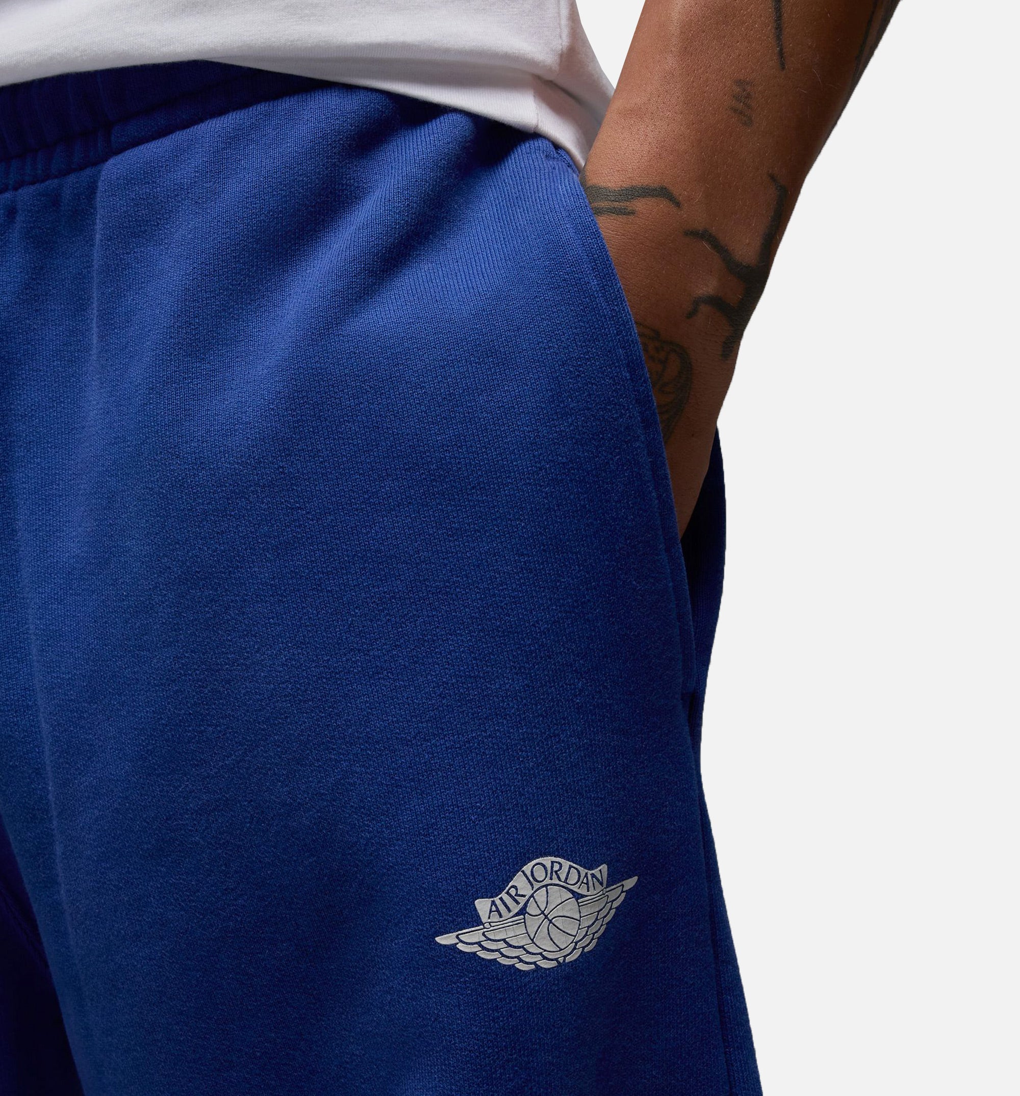 JDN Rare Air Fleece Mens Pant - White/Blue、mySite、dreamappss
