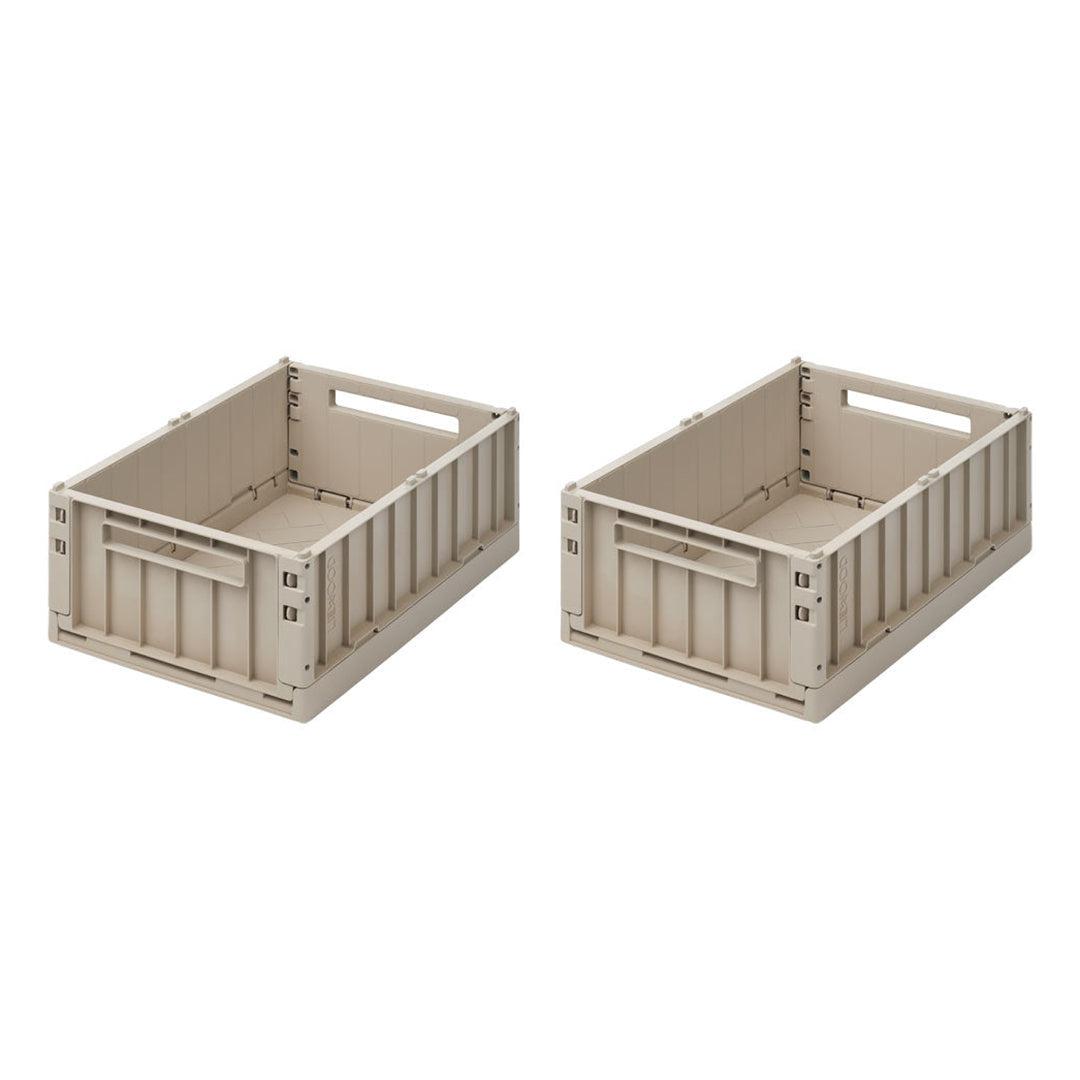  Liewood Weston Storage Boxes - Sandy - Medium - 2 Pack、mySite、merchandisen