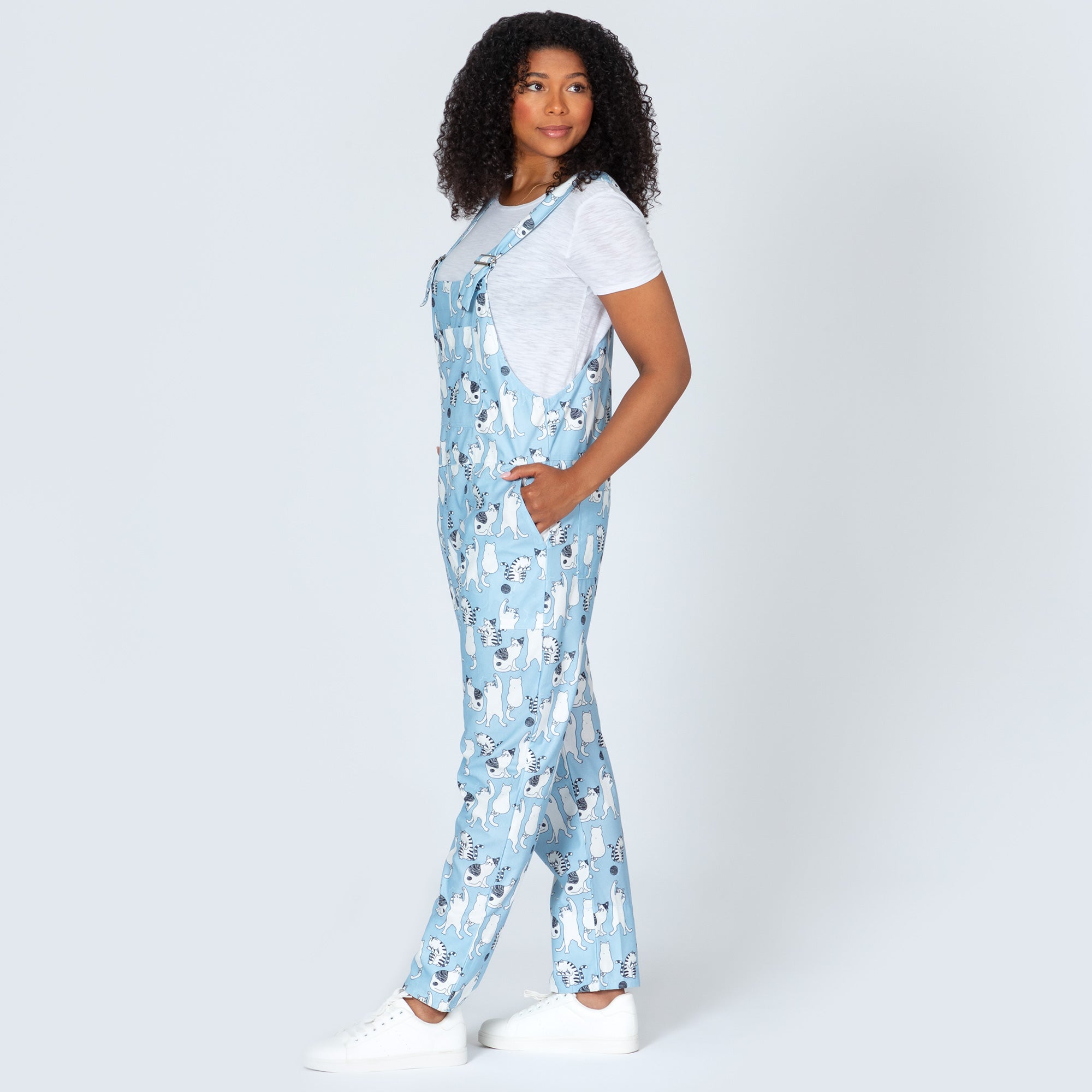 Fun Loving Cat Overalls、mySite、camillekostekn