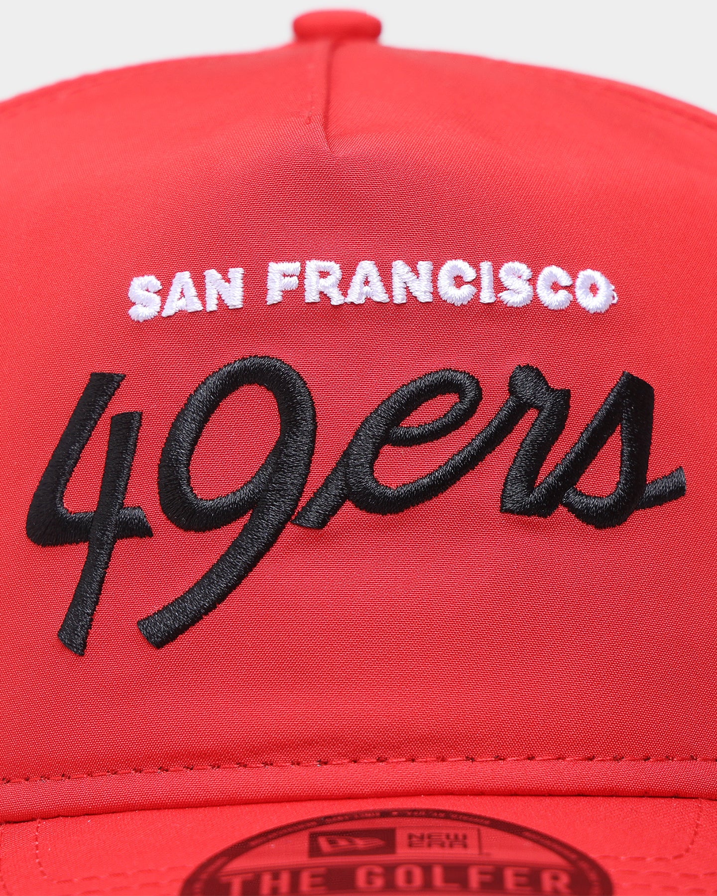 New Era San Francisco 49ers 'Team Script' Prolight Old Golfer Snapback Original Team Colours、mySite、zt4zffjzw