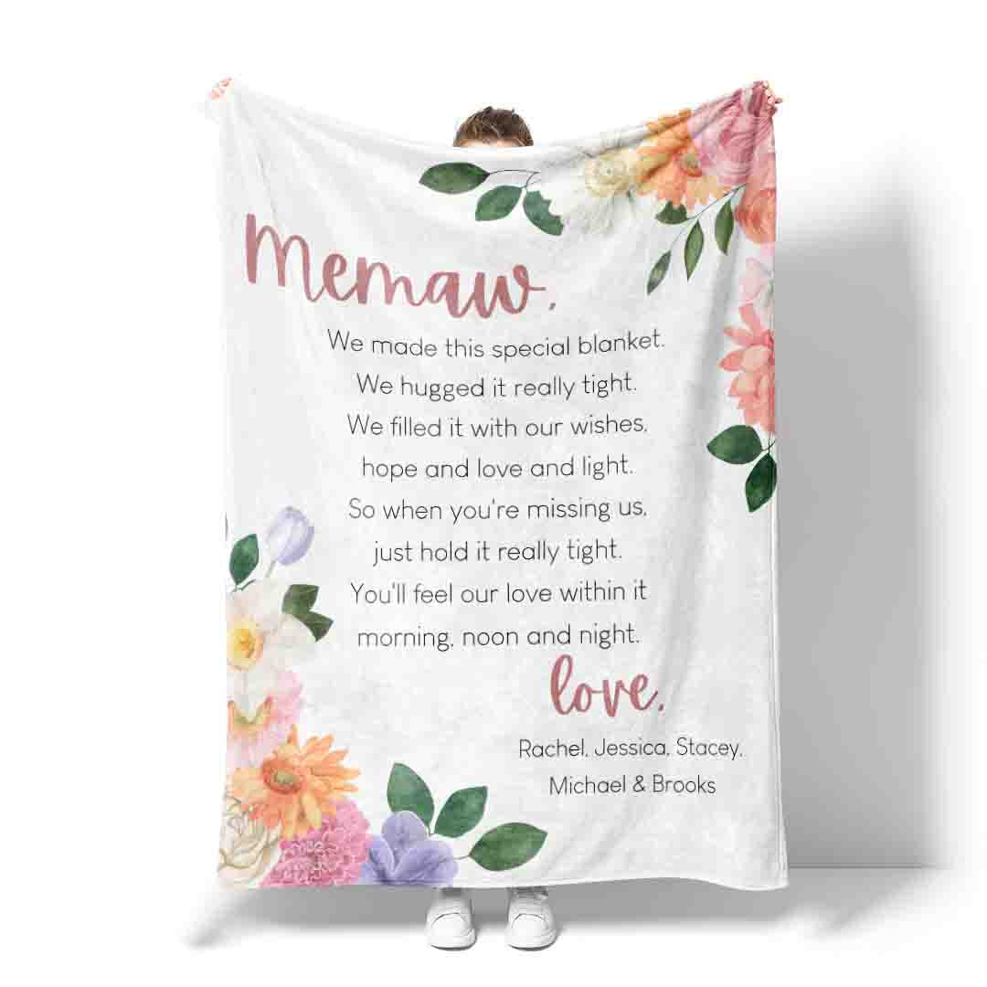  Personalized Blanket | Message for Grandma、mySite、layawaytickets