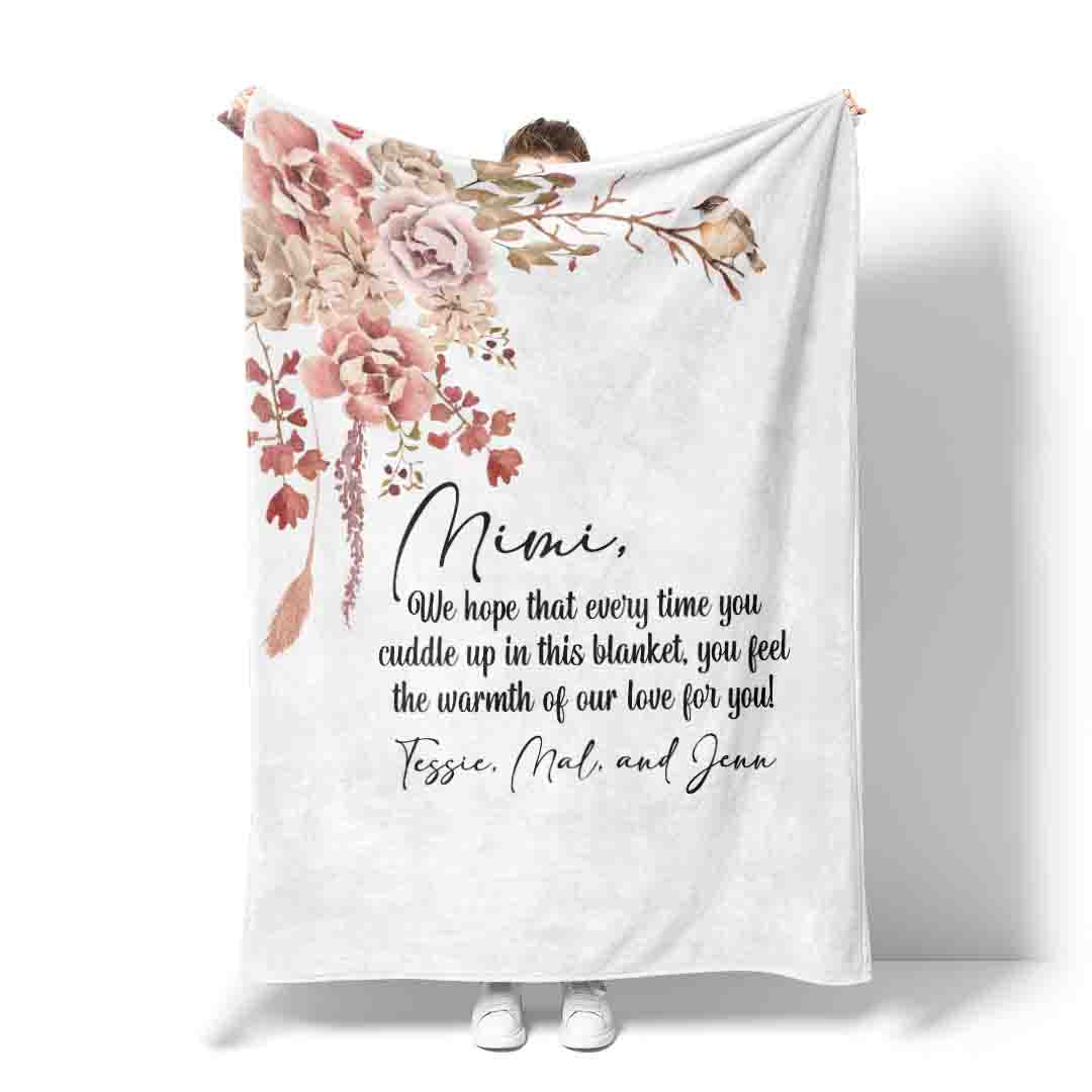  Personalized Blanket | Warm Note To Grandma、mySite、layawaytickets