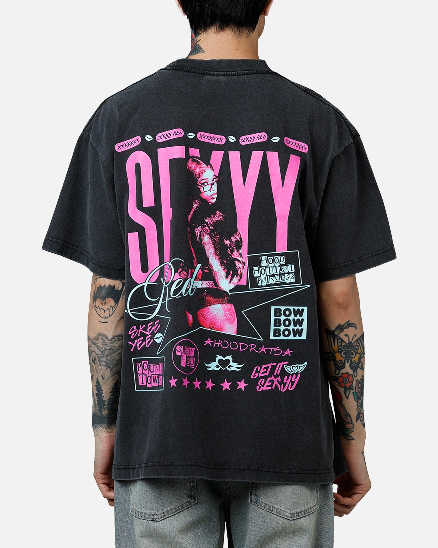 ID Supply Sexyy Redd Vices T-Shirt Washed Black、mySite、zt4zffjzw