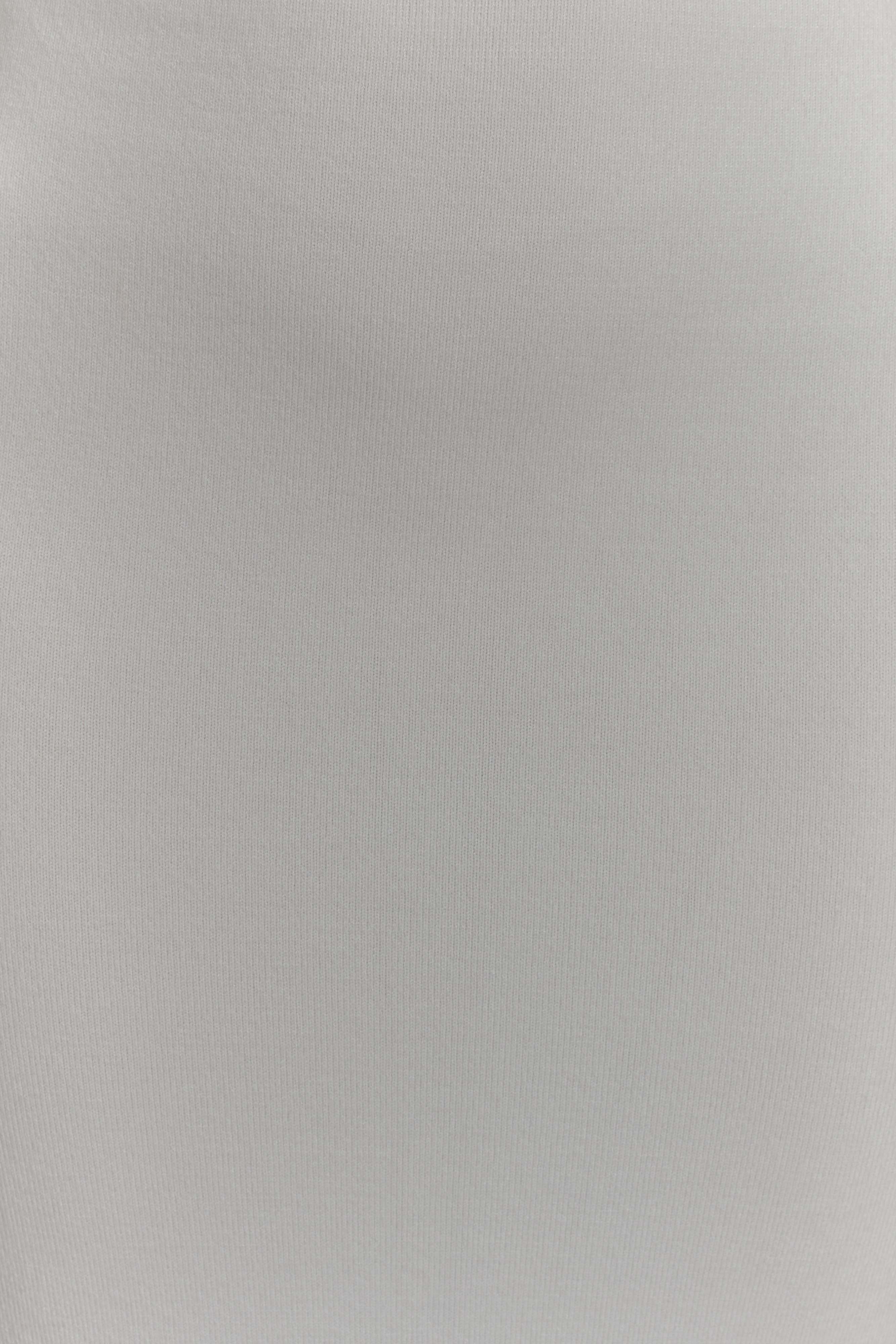 Alejandra Knit Maxi Skirt - White、mySite、solidvoid