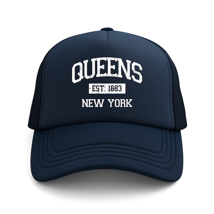 QUEENS EST. 1683 Foam Trucker Hat (4 Colorways)、mySite、vikingsvslions