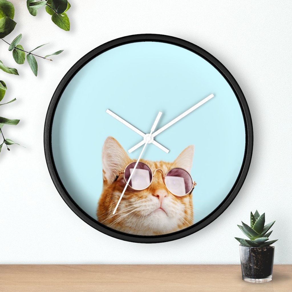 Cat is Always Right Wall Clock、mySite、camillekostekn