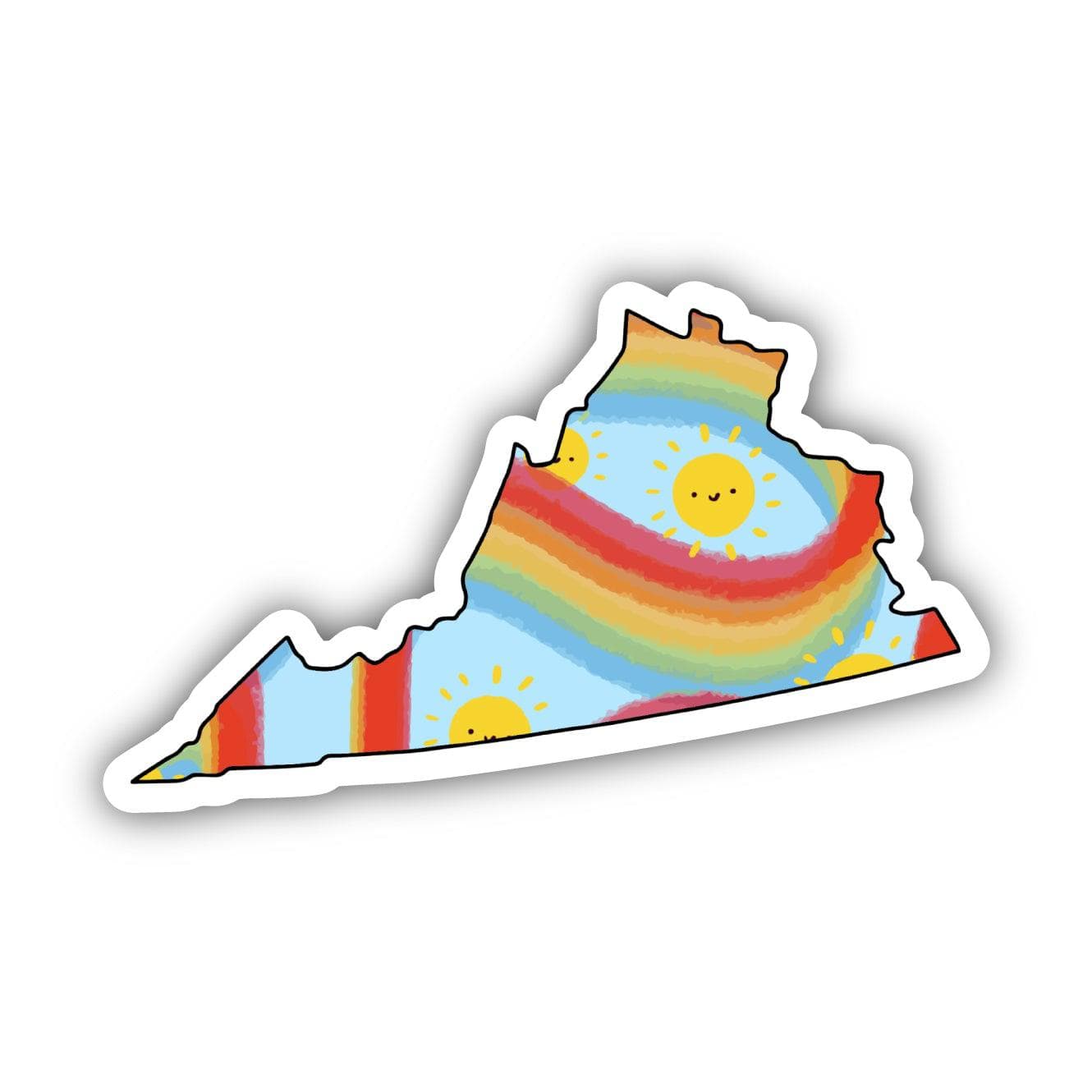  Virginia Rainbow Fun Sticker、mySite、elrpsem3k