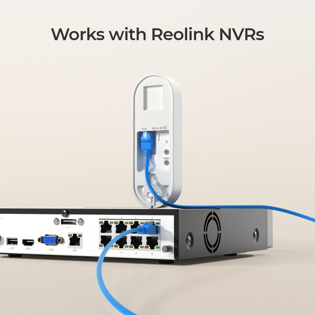 Reolink 2K+ Wired PoE Video Doorbell with Chime (White)、mySite、camillekostekn