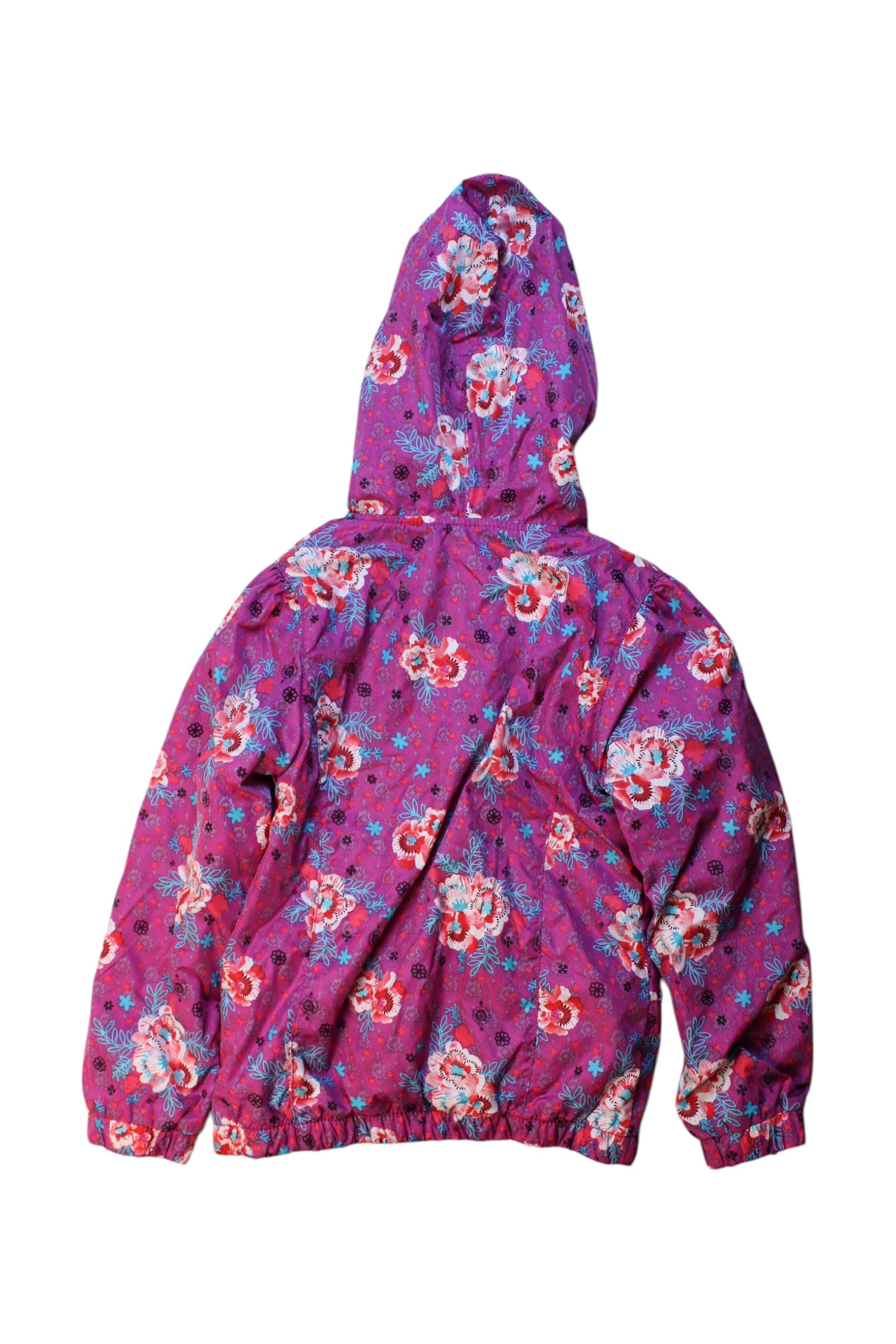 La Compagnie Des Petits Hooded Floral Rain Jacket 6T、mySite、g9winljtr