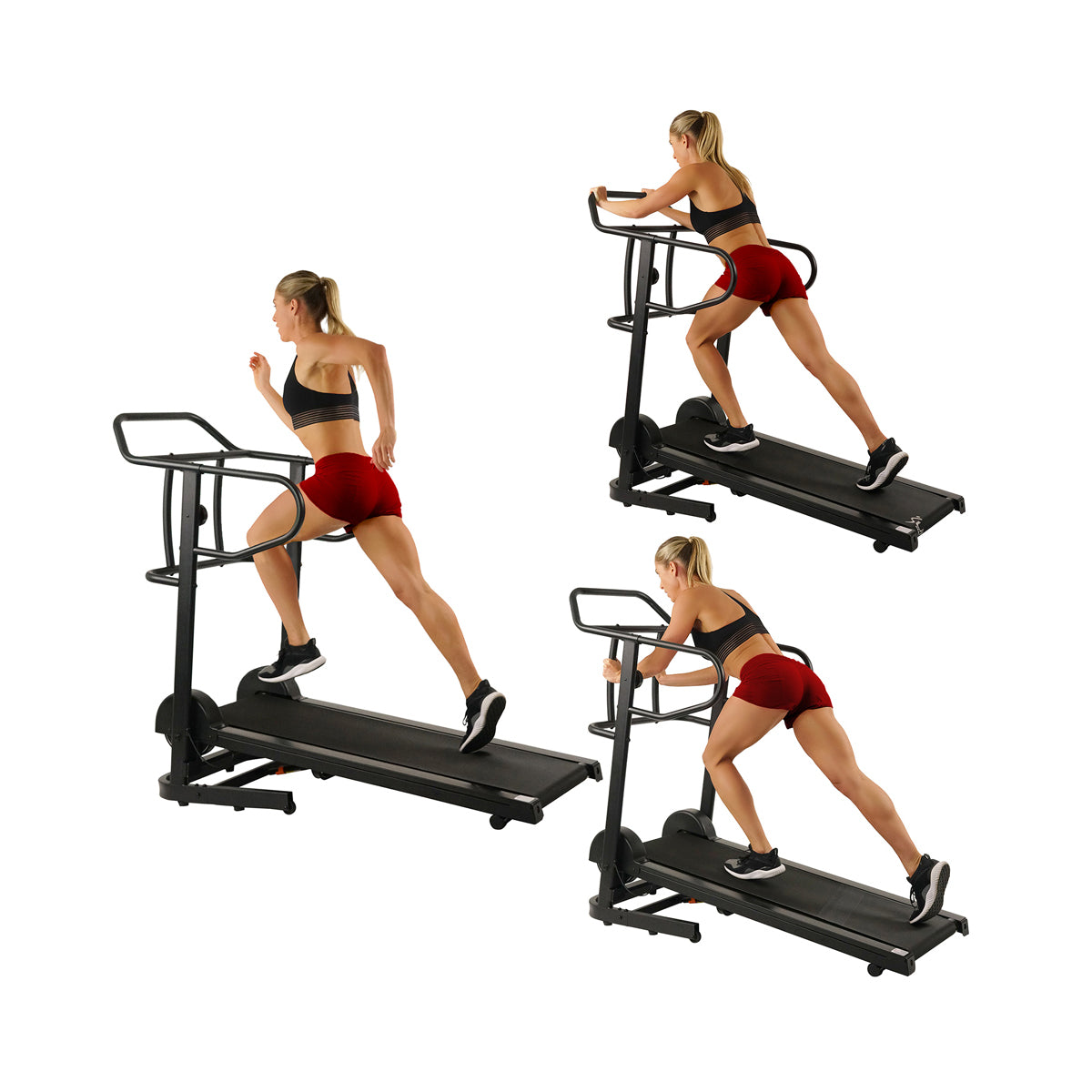  Force Fitmill Magnetic Manual Treadmill Double Flywheel | Sunny Strength™、mySite、ghnorth