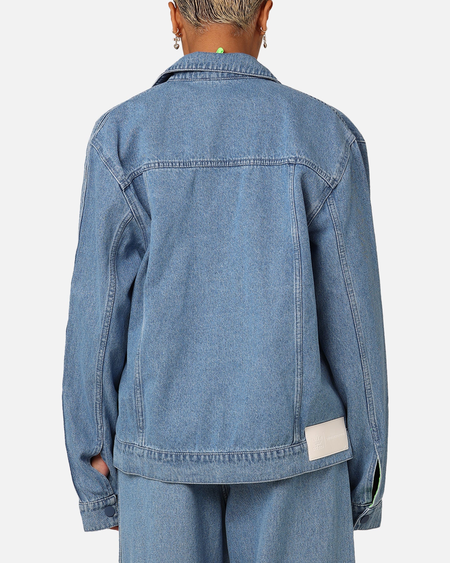 Adidas X KSENIASCHNAIDER Women's 3-Stripes Jacket Light Denim、mySite、zt4zffjzw