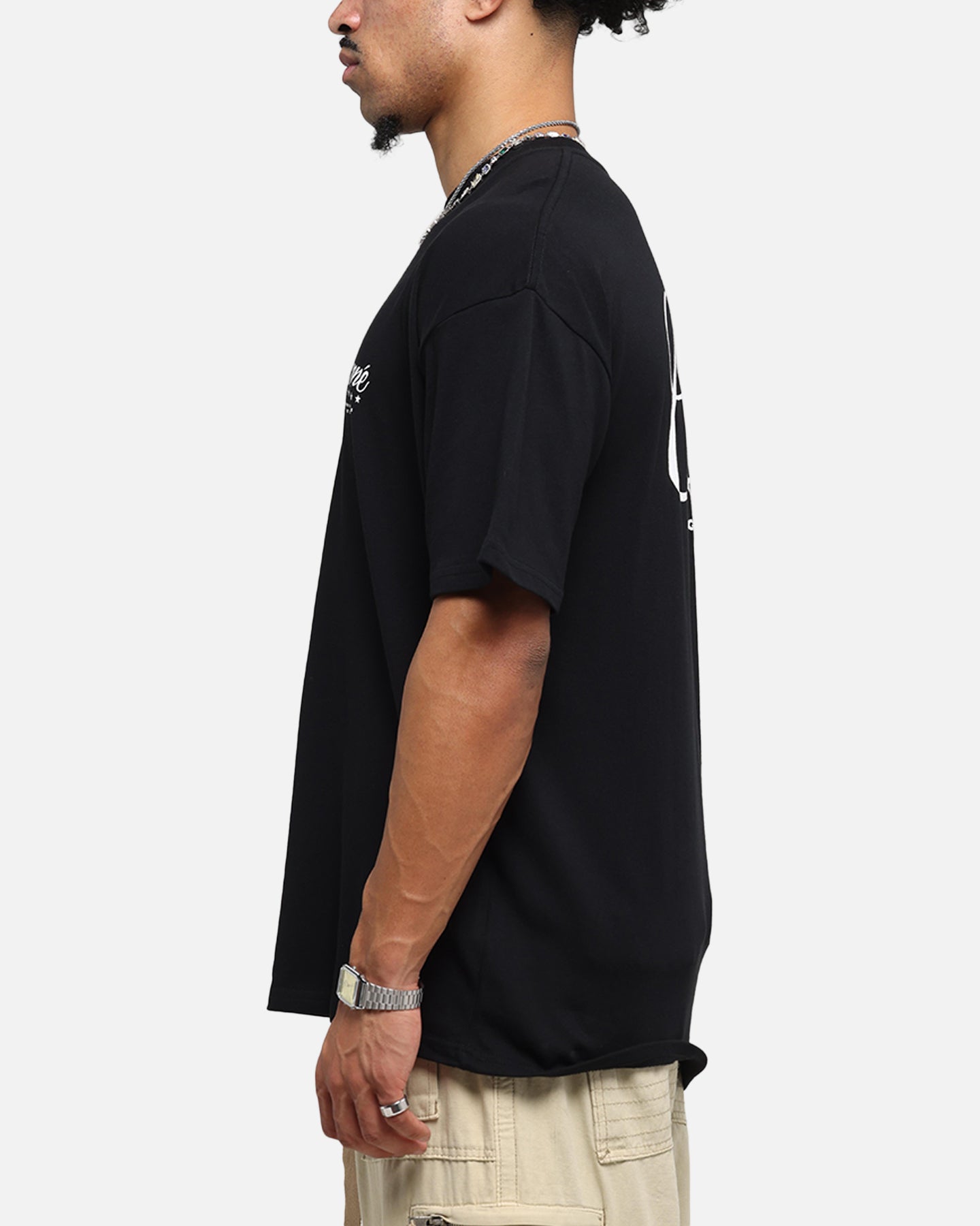 Carre Script T-Shirt Black、mySite、zt4zffjzw